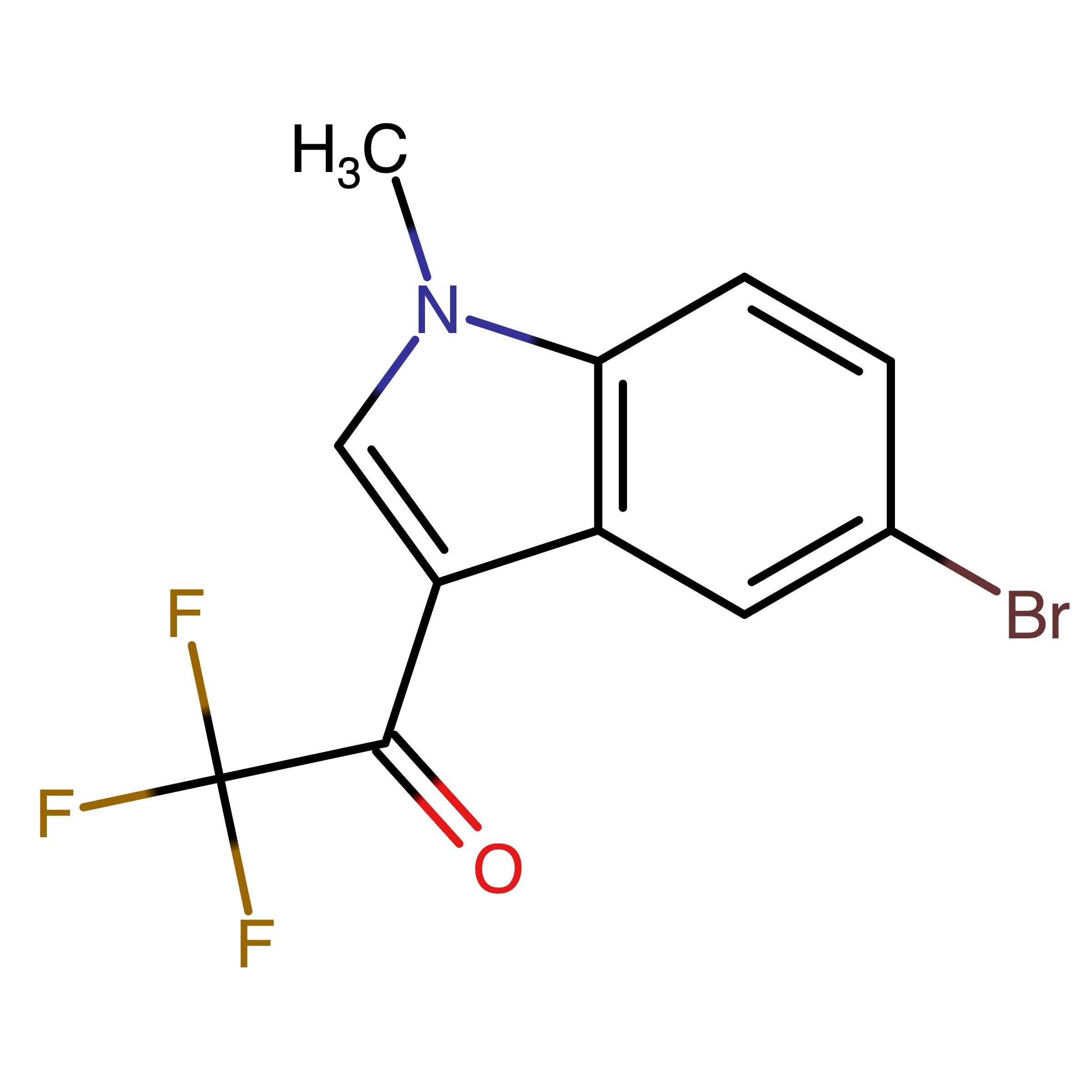 CAS 1419518-02-7 | 1-(5-Bromo-1-methyl-1H-indol-3-yl)-2,2,2-trifluoroethan-1-one | MFCD29067651