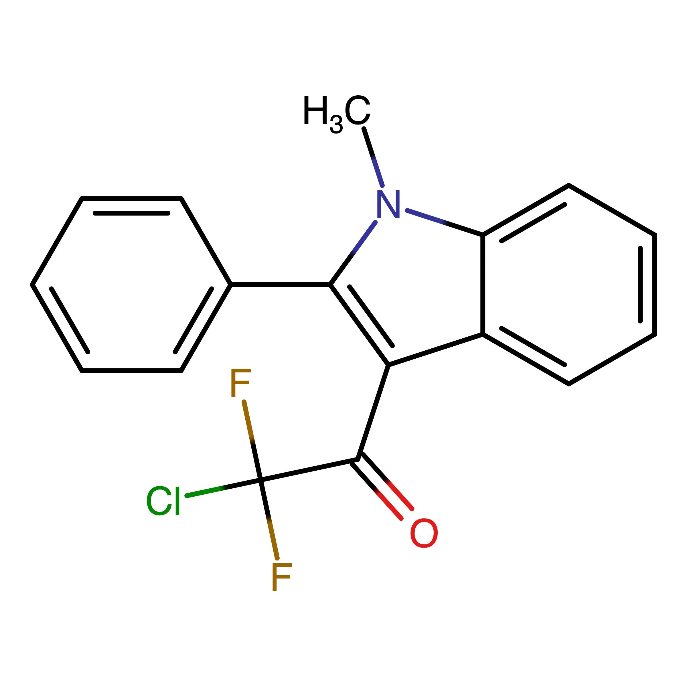 CAS 1909296-15-6 | 2-Chloro-2,2-difluoro-1-(1-methyl-2-phenyl-1H-indol-3-yl)ethan-1-one