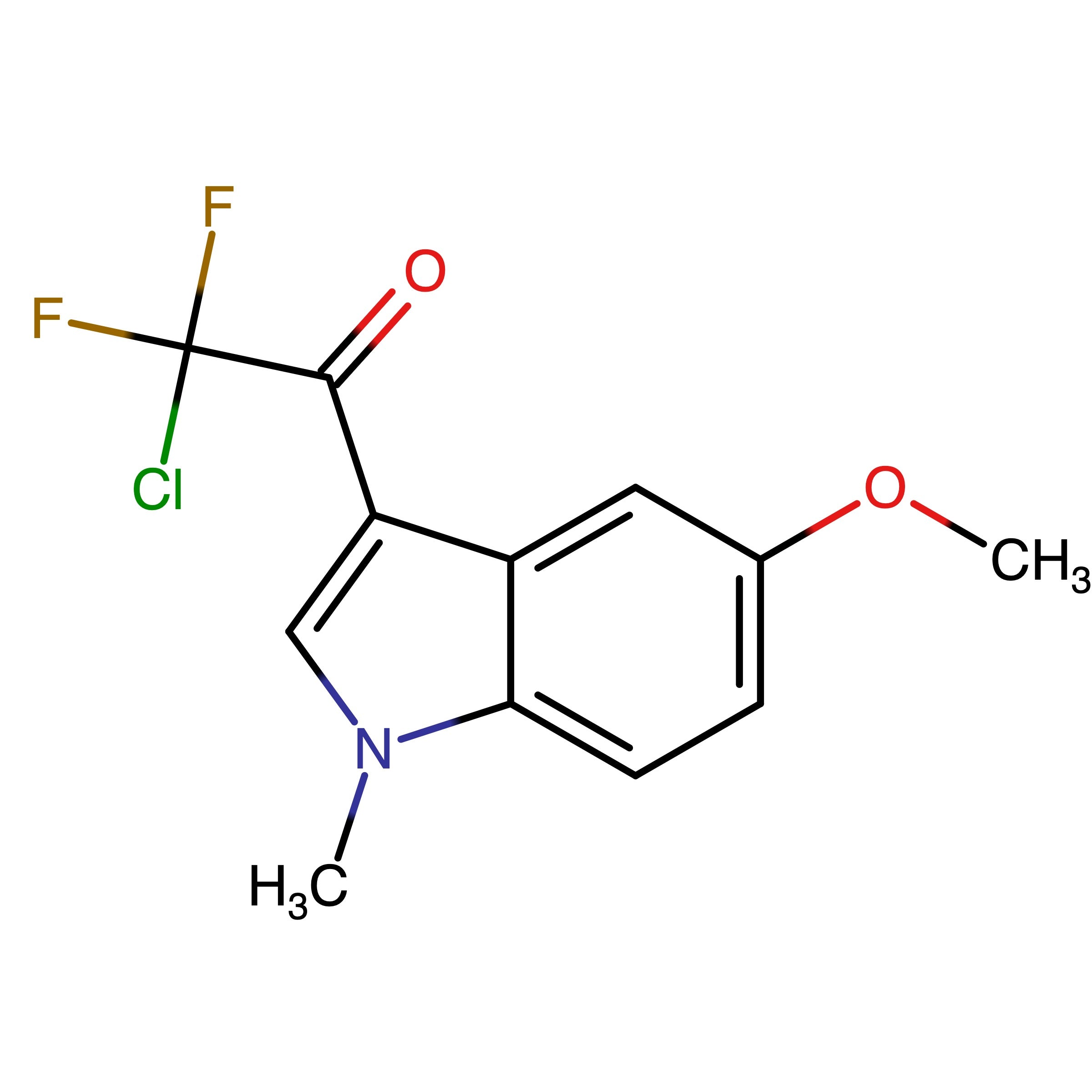 CAS 1620097-97-3 | 2-Chloro-2,2-difluoro-1-(5-methoxy-1-methyl-1H-indol-3-yl)ethan-1-one