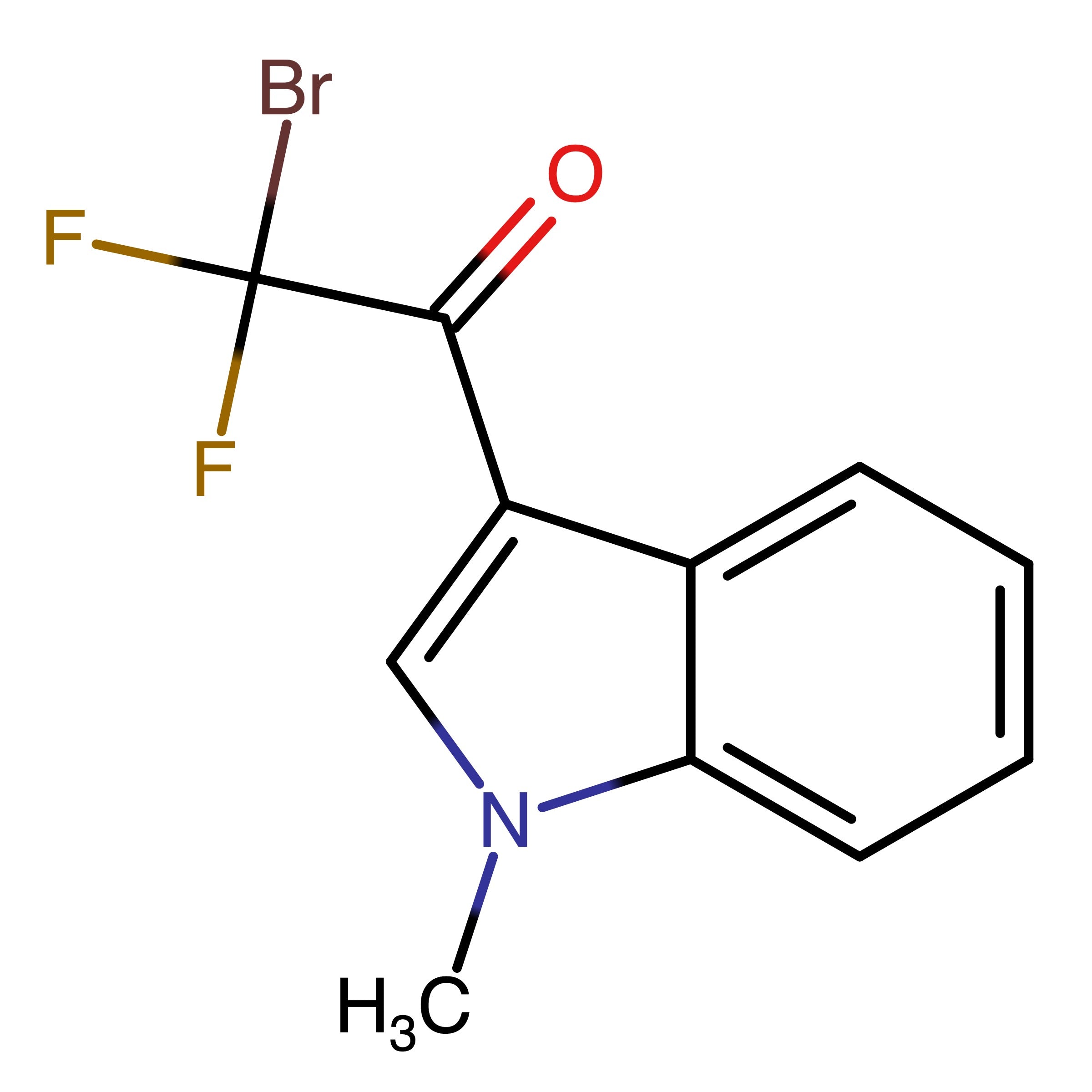 CAS 1909296-27-0 | 2-Bromo-2,2-difluoro-1-(1-methyl-1H-indol-3-yl)ethan-1-one