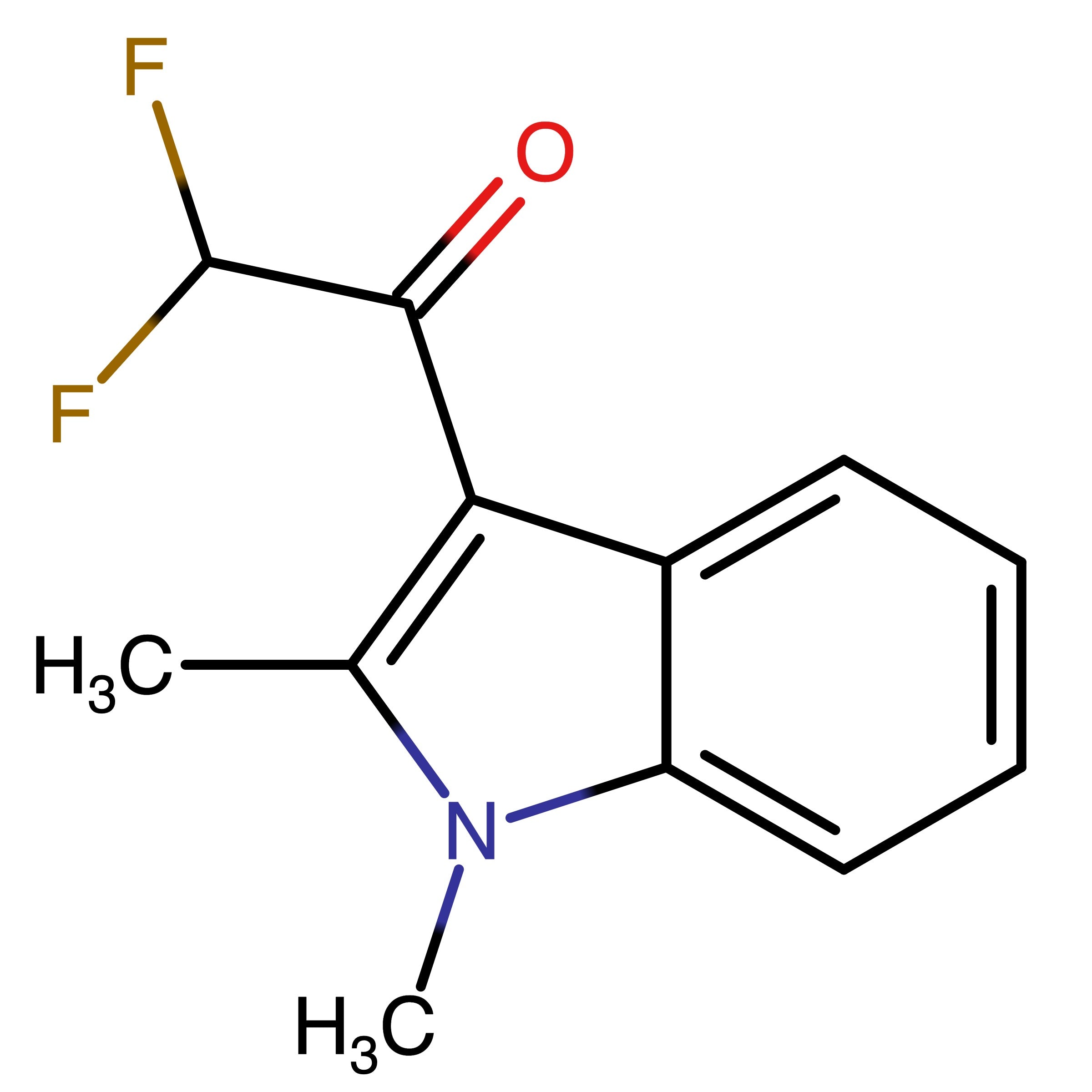 CAS 1909296-38-3 | 1-(1,2-Dimethyl-1H-indol-3-yl)-2,2-difluoroethan-1-one