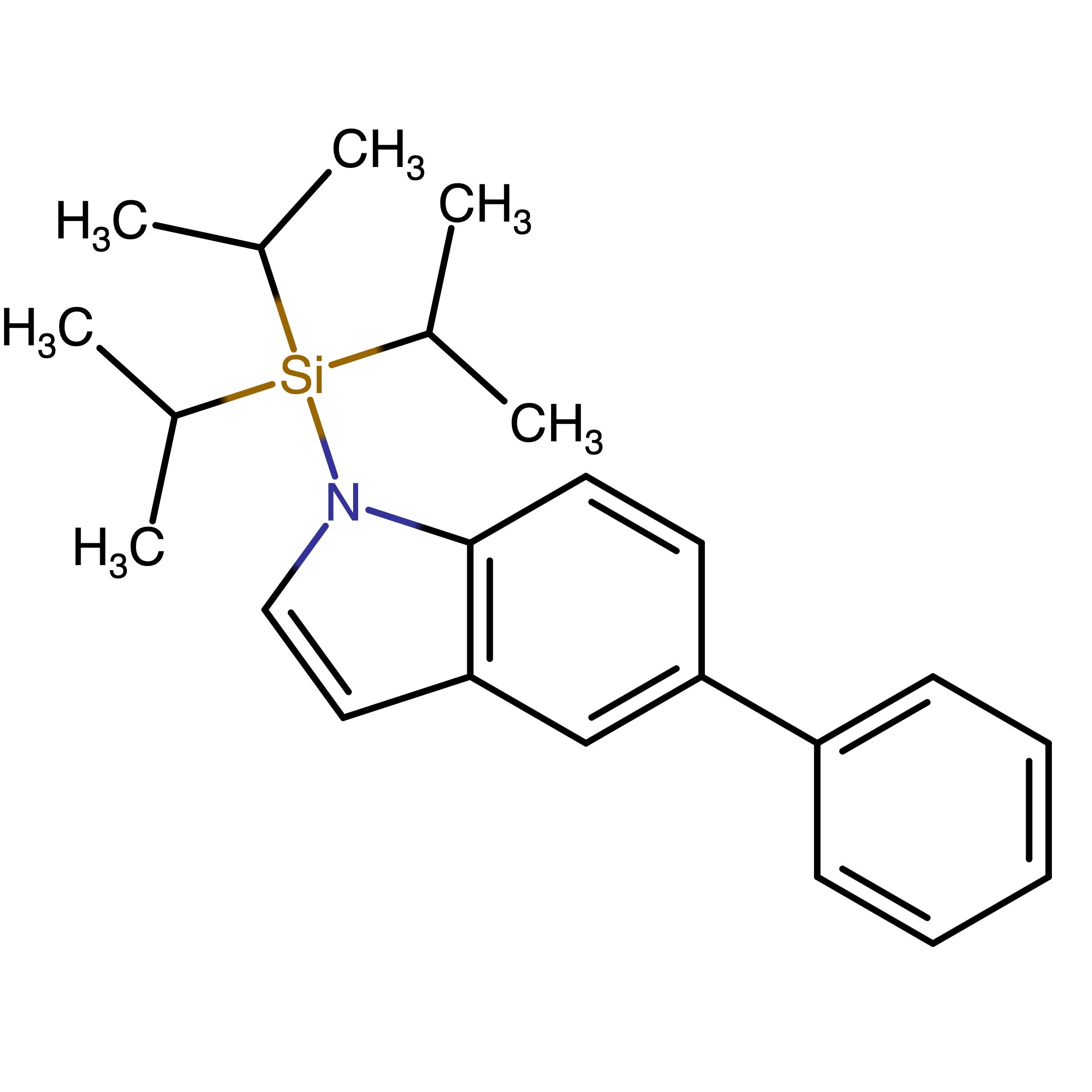 CAS 1850287-24-9 | 5-Phenyl-1-triisopropylsilyl-1H-indole