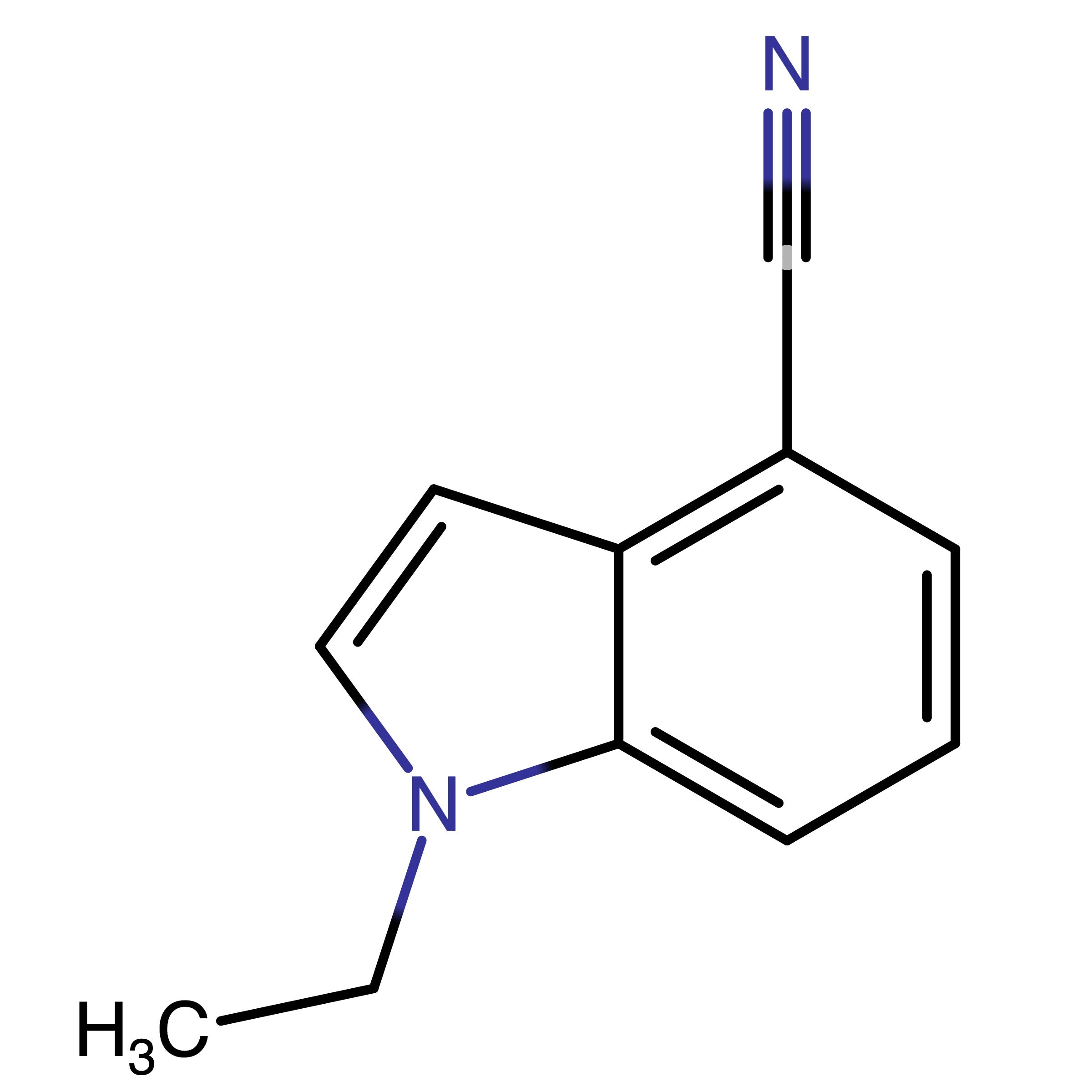 CAS 1030423-55-2 | 1-Ethyl-1H-indole-4-carbonitrile
