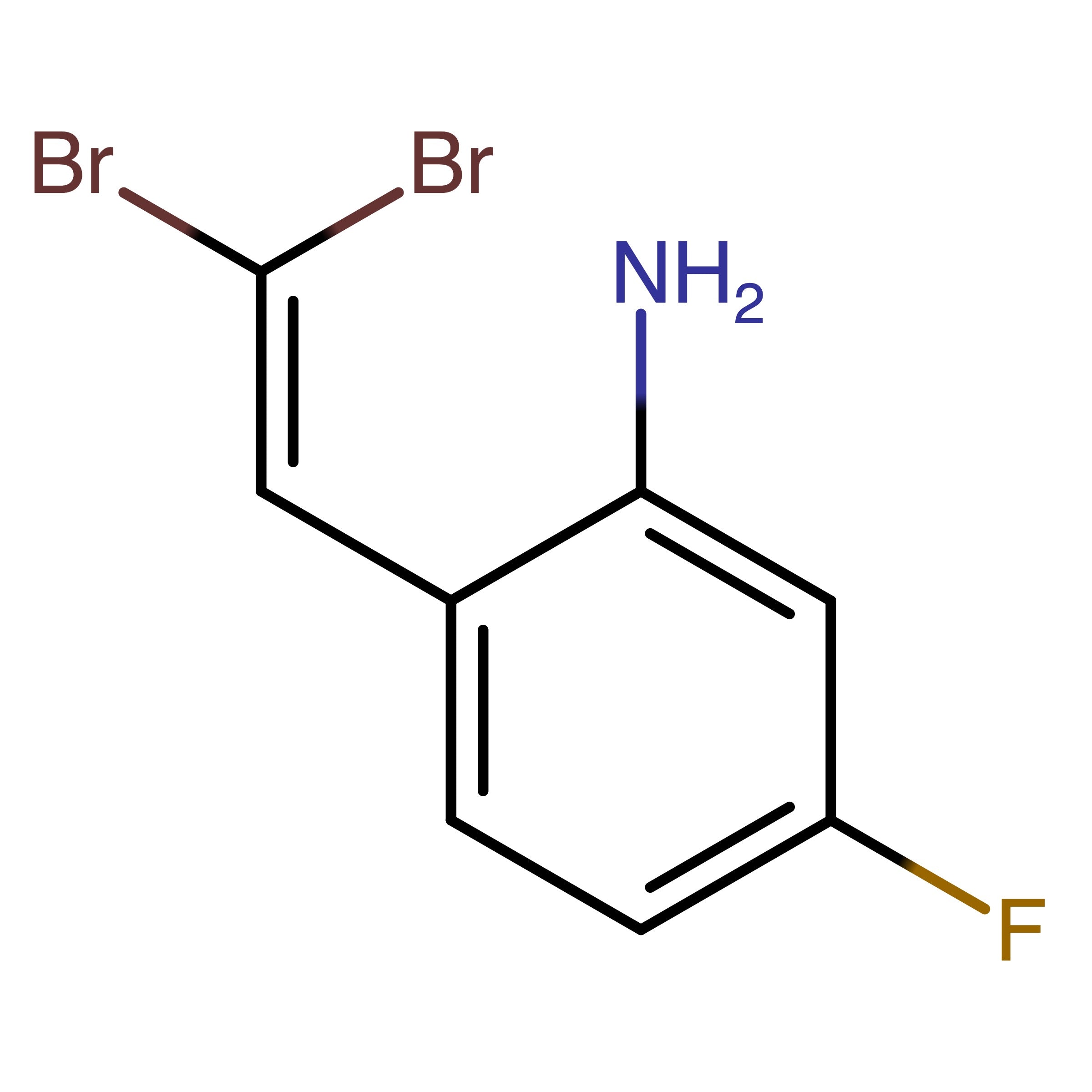 CAS 863870-42-2 | 2-(2-2-Dibromovinyl)-5-fluorophenylamine