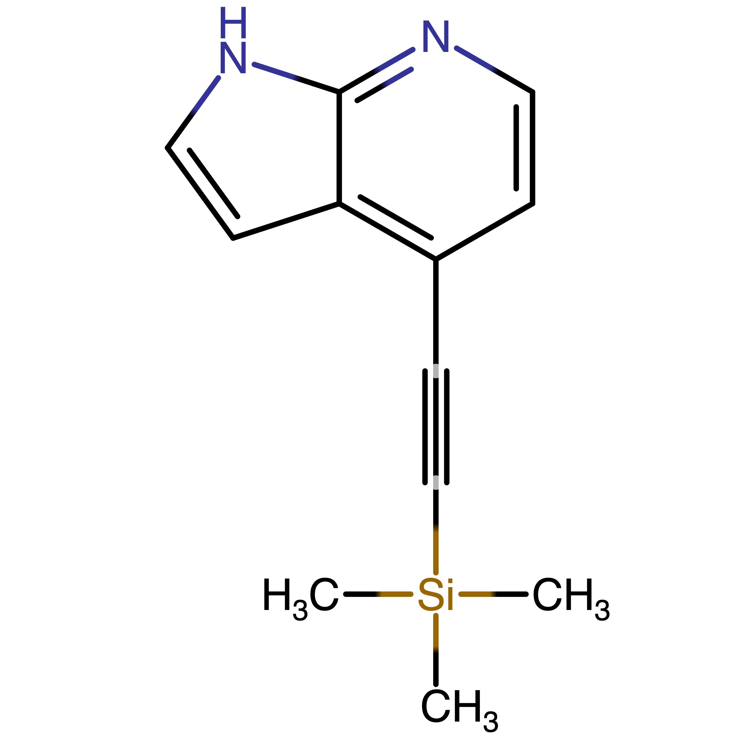 CAS 1015609-91-2 | 4-[2-(Trimethylsilyl)ethynyl]-1H-pyrrolo[2,3-b]pyridine | MFCD09859123
