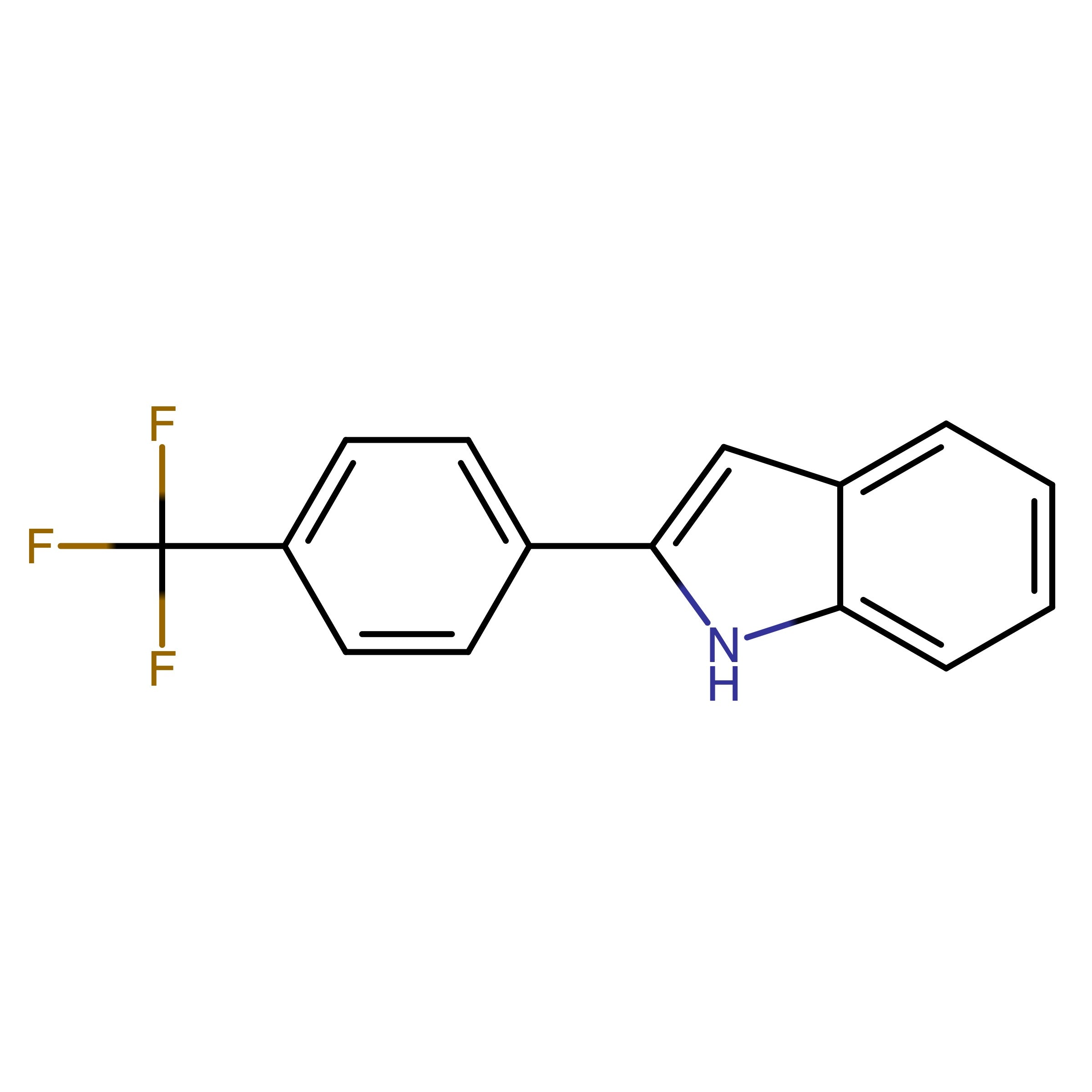 CAS 243971-02-0 | 2-(4-(Trifluoromethyl)phenyl)-1H-indole