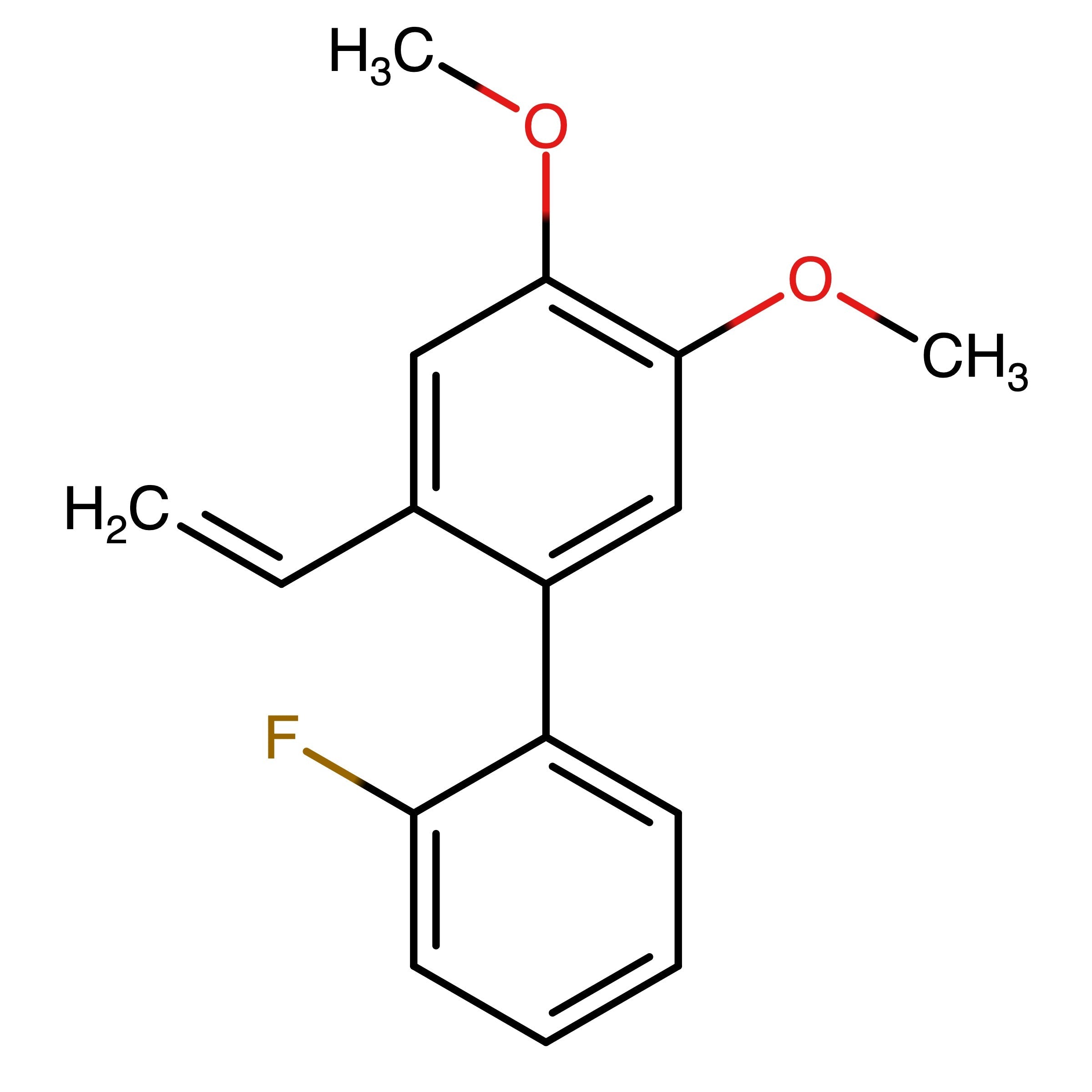CAS 2766860-95-9 | 2'-Fluoro-4,5-dimethoxy-2-vinyl-1,1'-biphenyl
