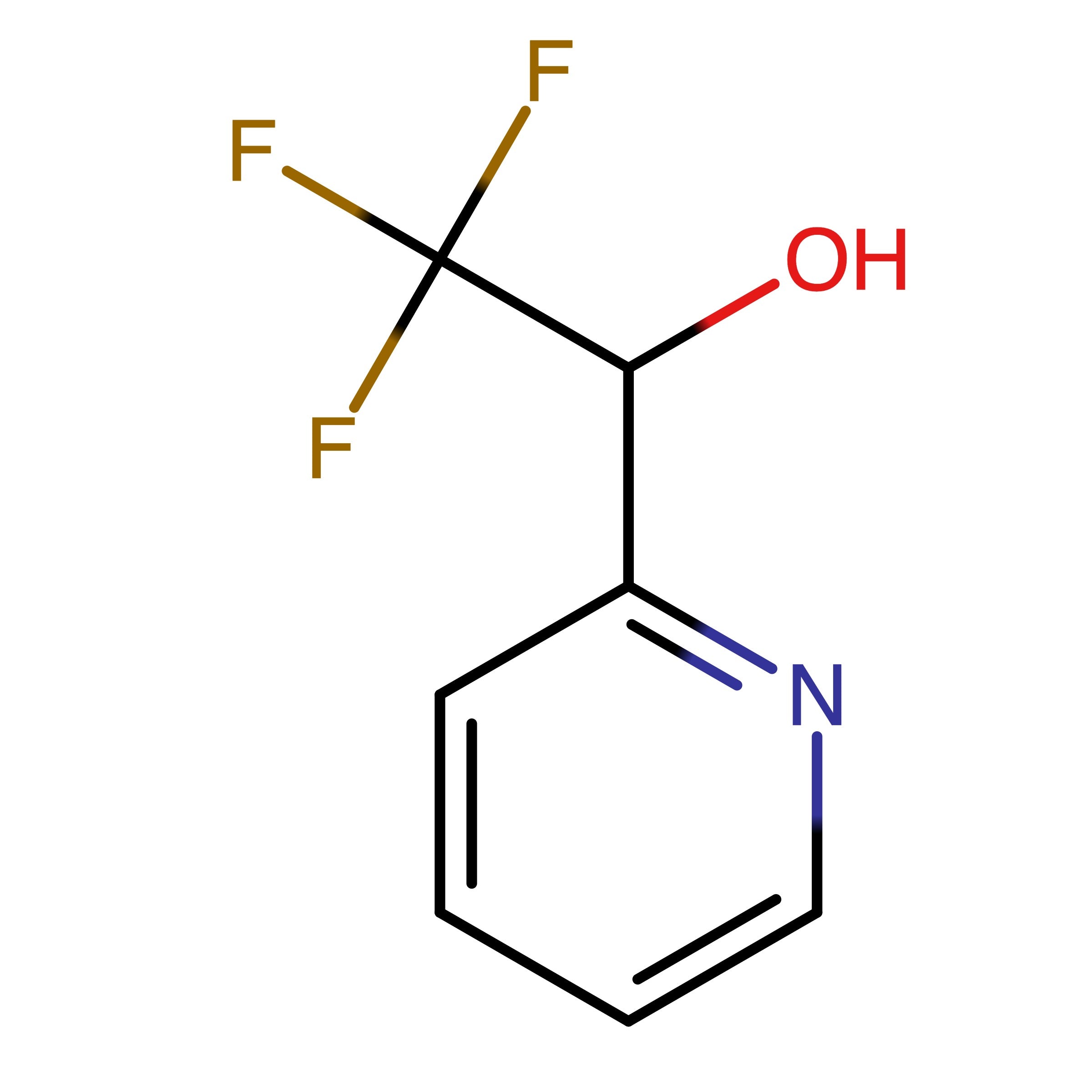 CAS 107040-75-5 | 2,2,2-Trifluoro-1-(pyridin-2-yl)ethanol | MFCD16618050
