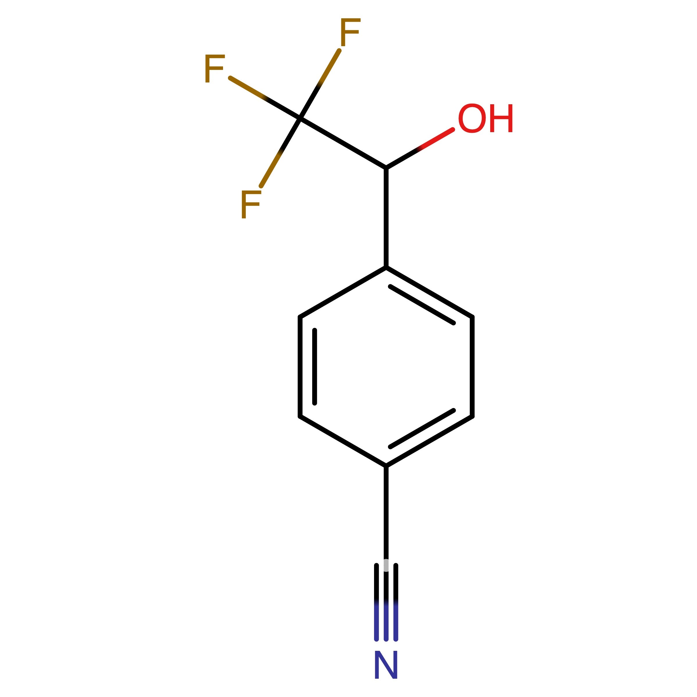 CAS 107018-37-1 | 4-(2,2,2-Trifluoro-1-hydroxyethyl)benzonitrile | MFCD13172955