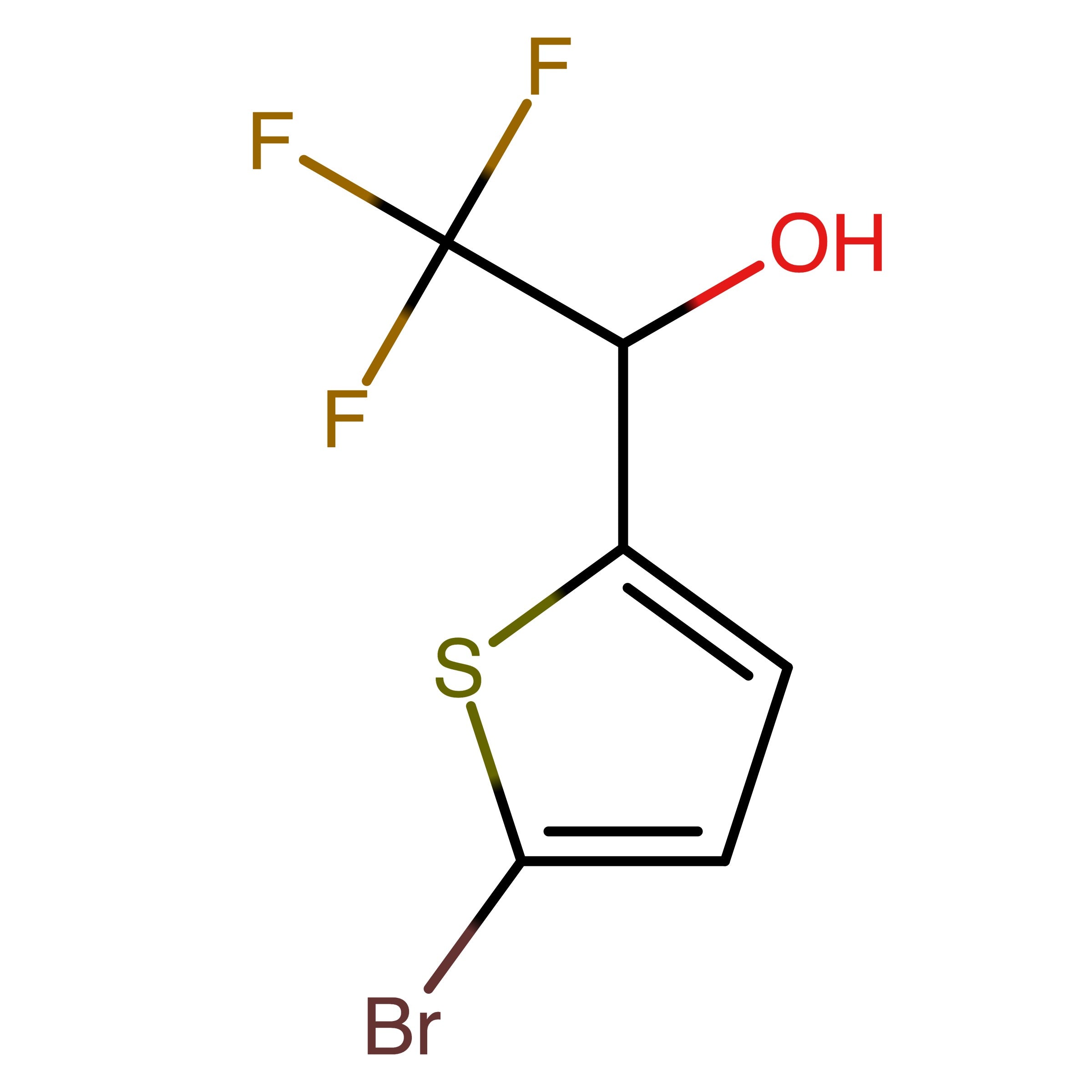 CAS 35304-69-9 | 1-(5-Bromothiophen-2-yl)-2,2,2-trifluoroethanol | MFCD08447289