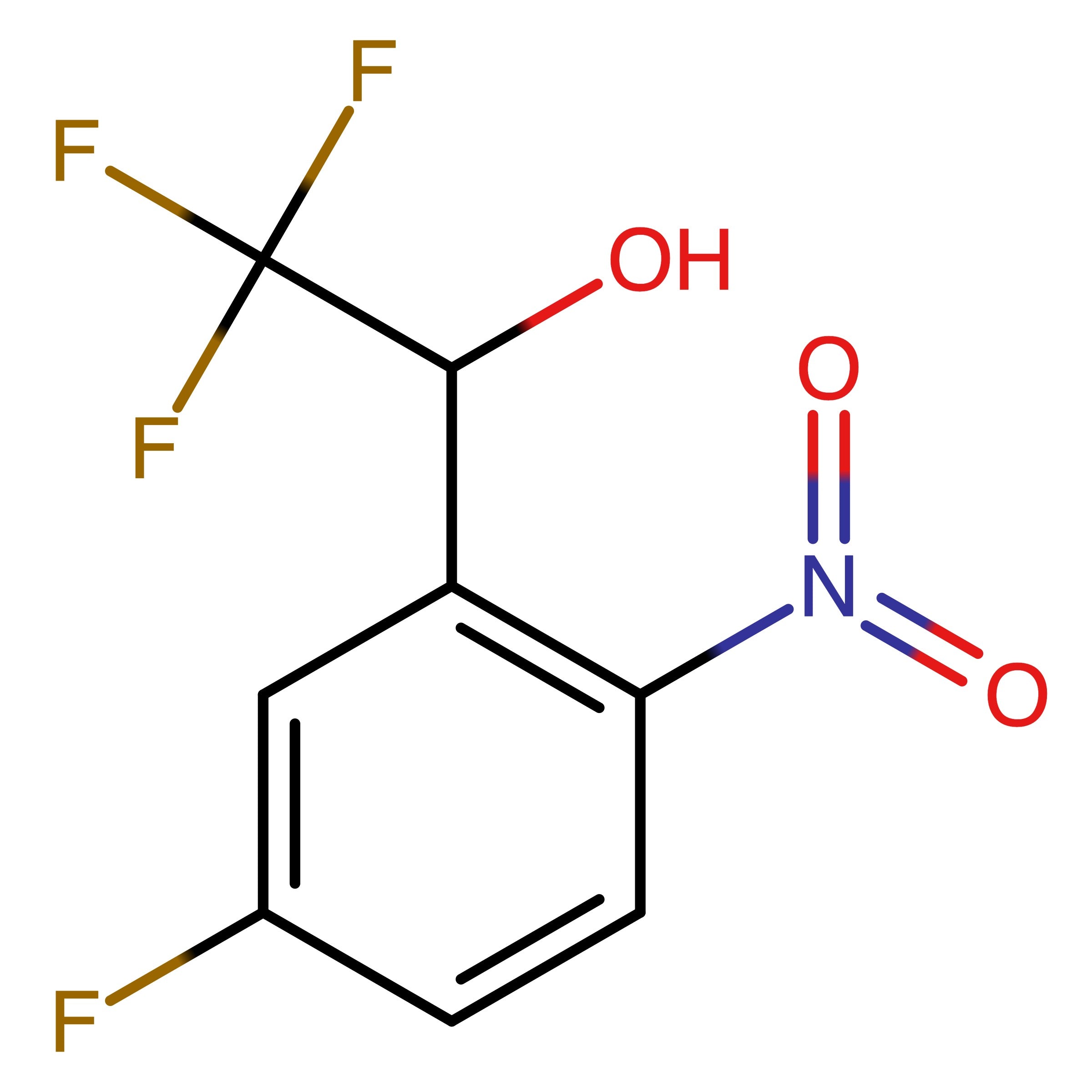 CAS 2228849-00-9 | 2,2,2-Trifluoro-1-(5-fluoro-2-nitrophenyl)ethanol