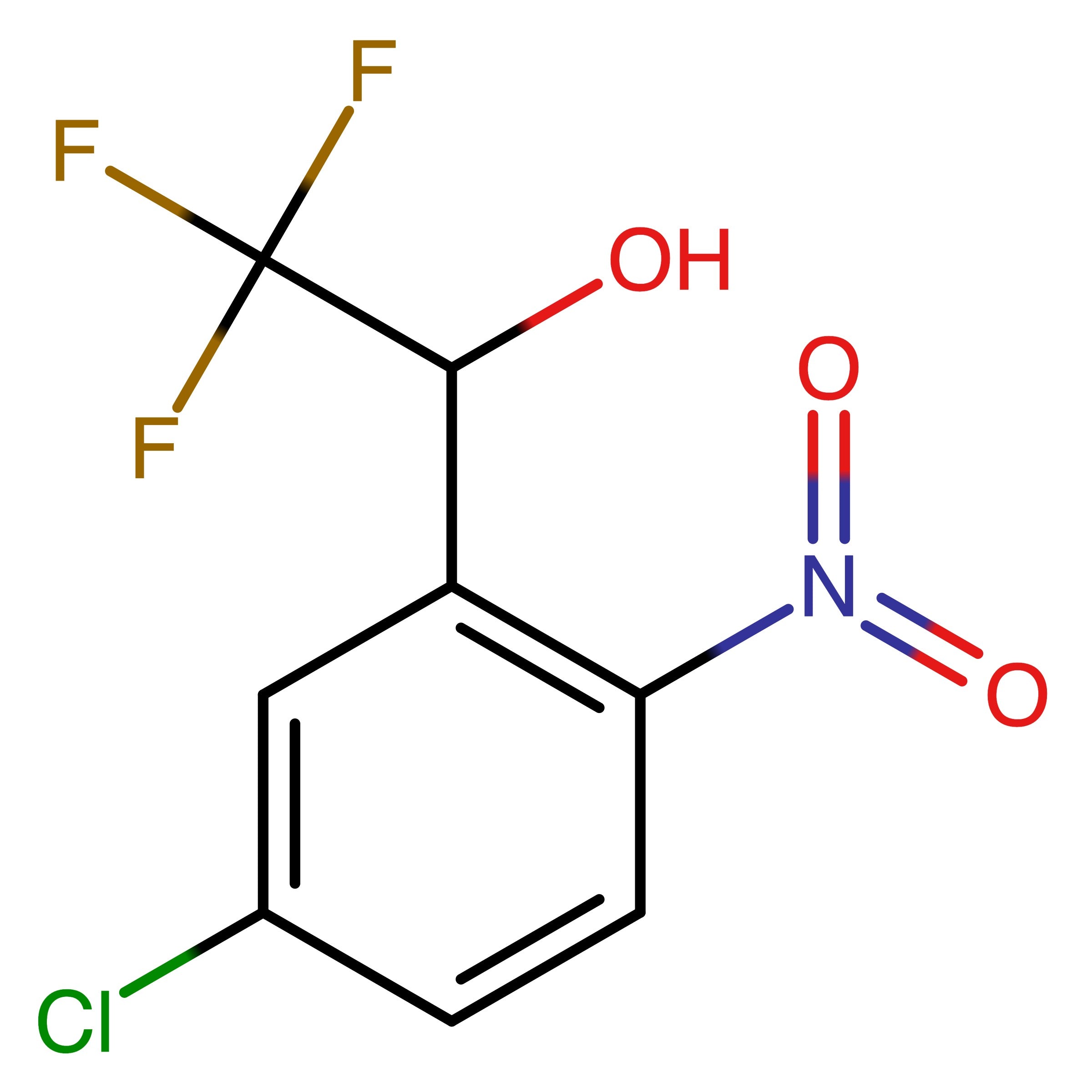 CAS 1384243-41-7 | 2,2,2-Trifluoro-1-(5-chloro-2-nitrophenyl)ethanol | MFCD30727608