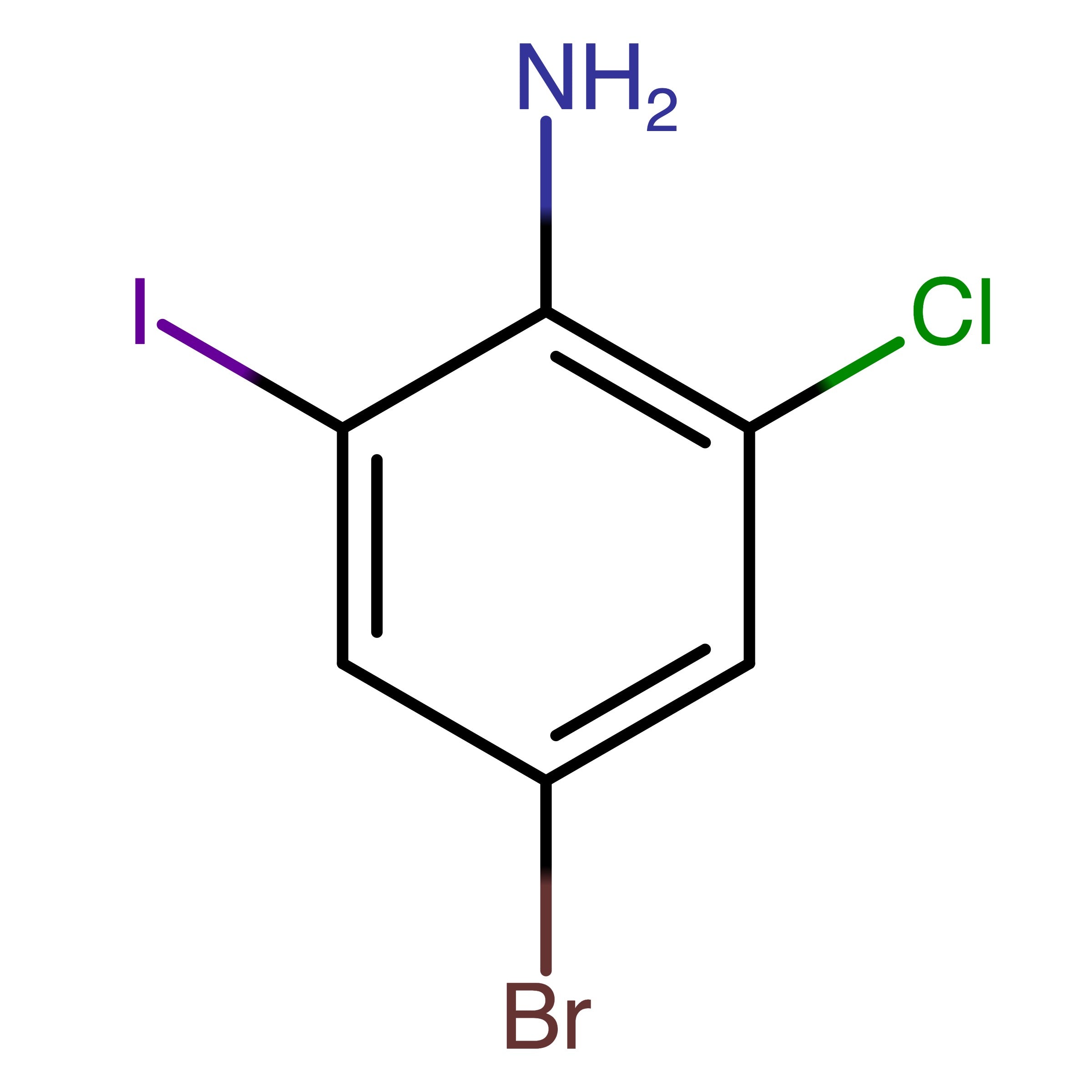 CAS 56141-11-8 | 4-Bromo-2-chloro-6-iodoaniline