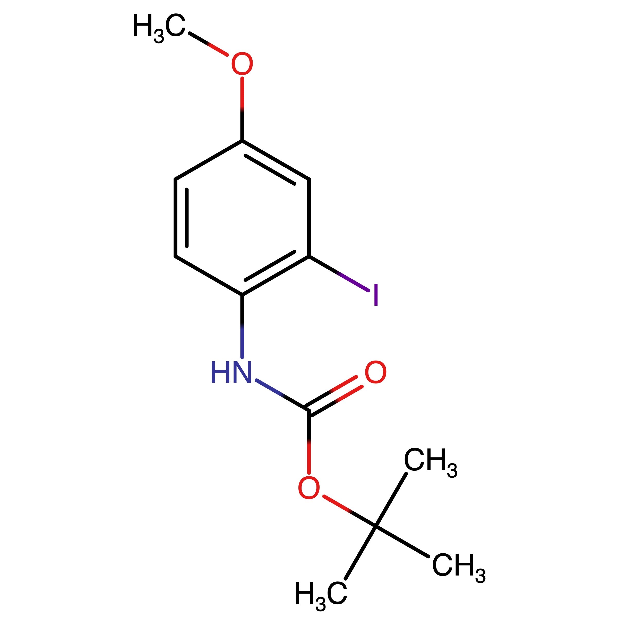 CAS 157496-75-8 | tert-Butyl (2-iodo-4-methoxyphenyl)carbamate | MFCD04971380