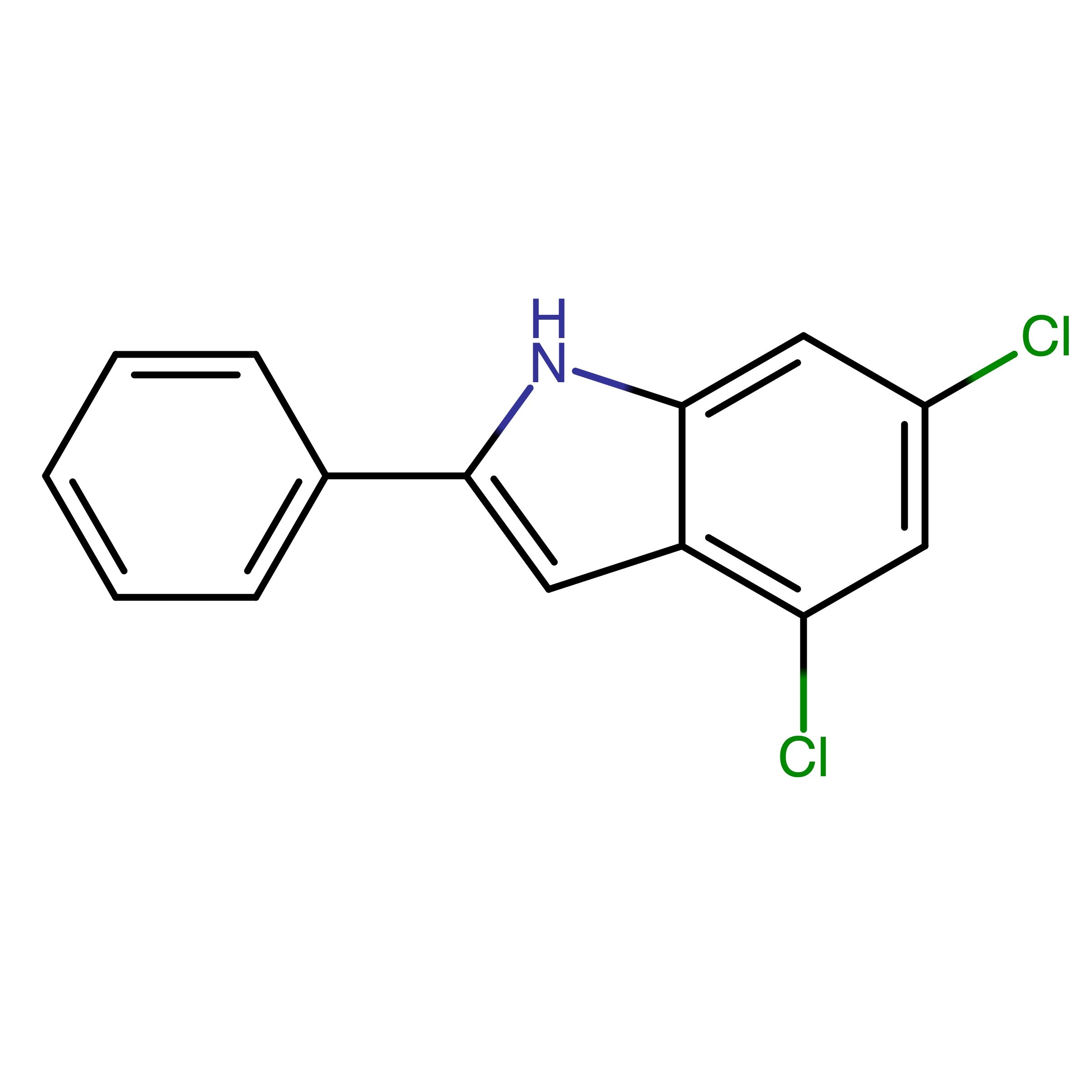 CAS 858231-57-9 | 4,6-Dichloro-2-phenyl-1H-indole