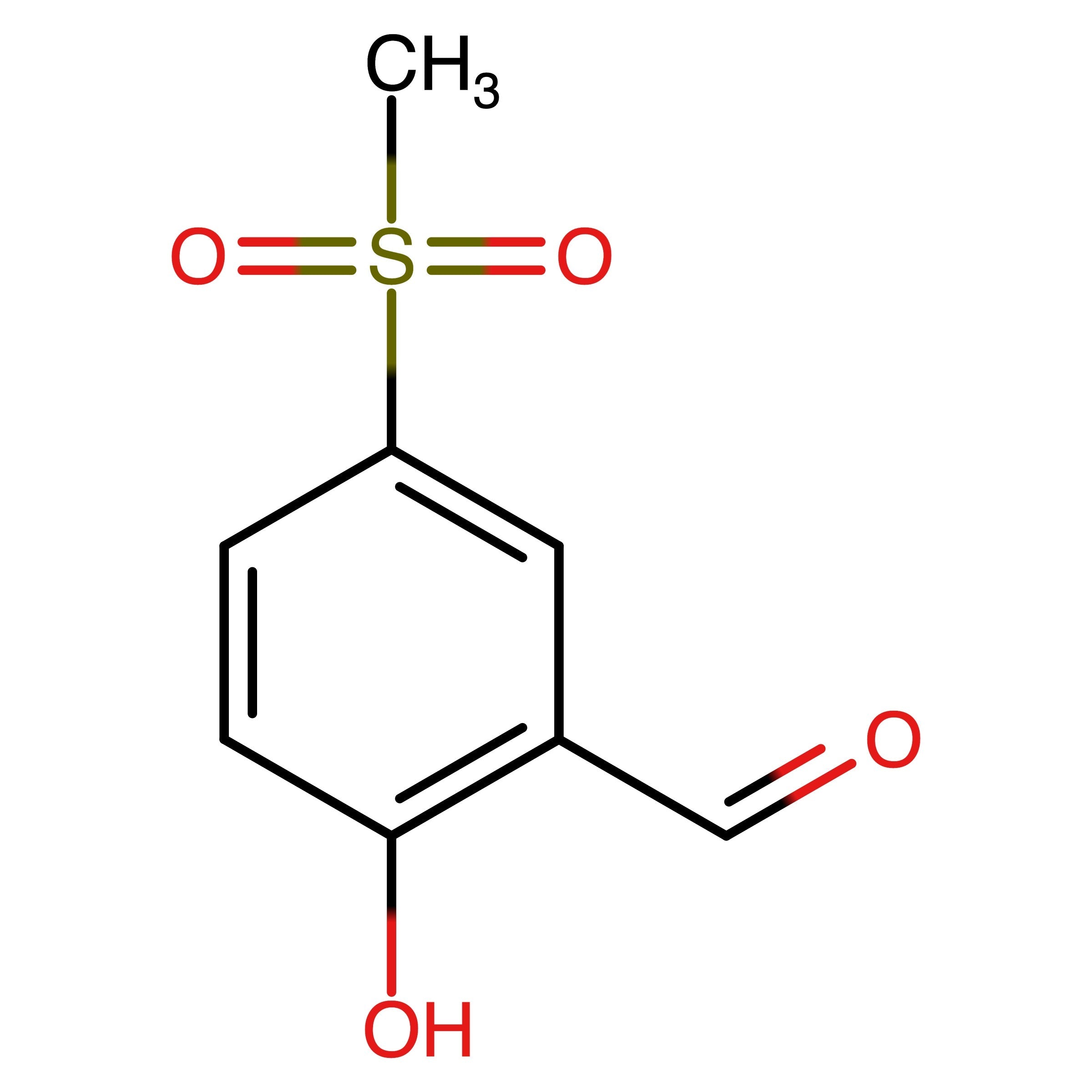 CAS 632628-02-5 | 2-Hydroxy-5-(methylsulfonyl)benzaldehyde | MFCD13190322