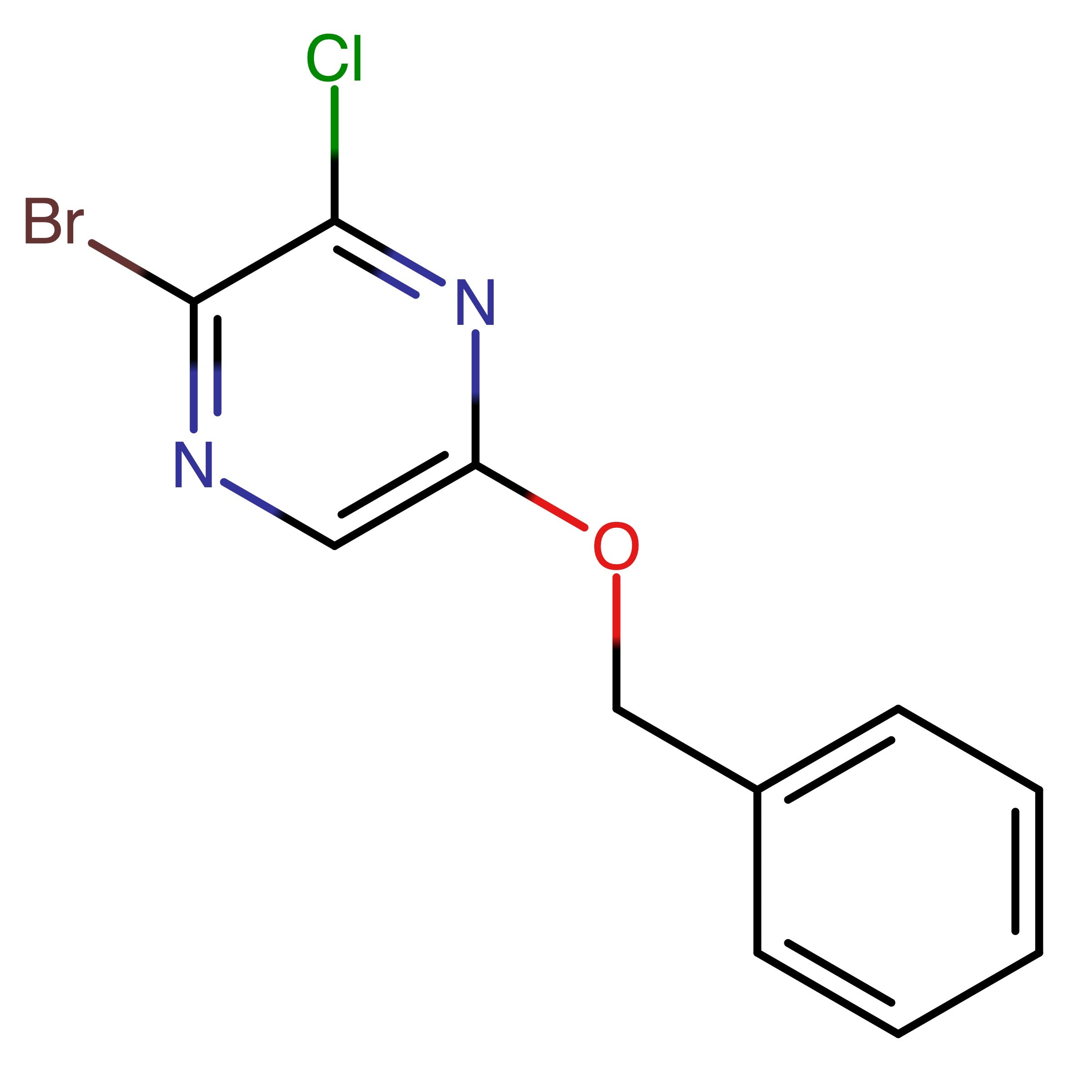 CAS 2719750-52-2 | 5-(Benzyloxy)-2-bromo-3-chloropyrazine