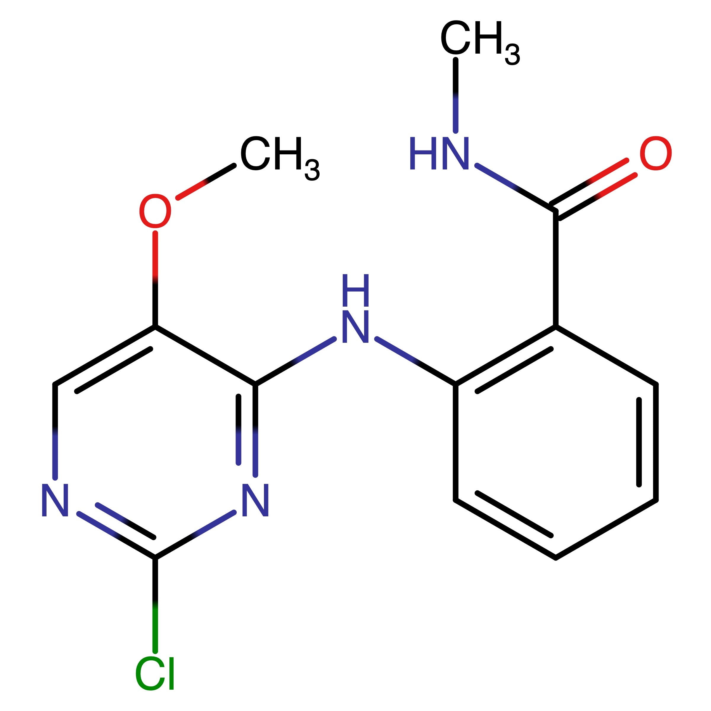 CAS 1042434-82-1 | 2-((2-Chloro-5-methoxypyrimidin-4-yl)amino)-N-methylbenzamide