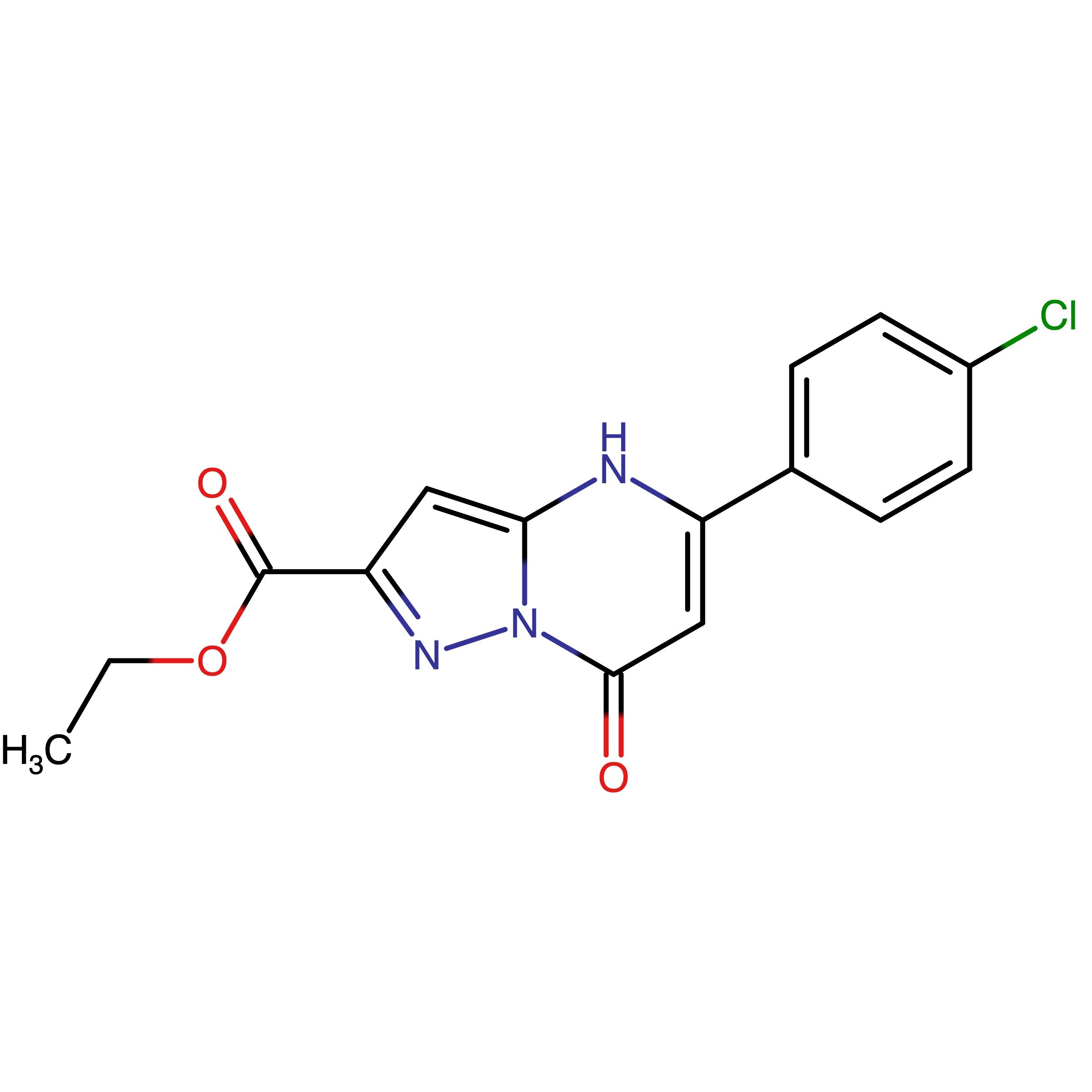 CAS 632365-51-6 | Ethyl 5-(4-chlorophenyl)-7-oxo-4,7-dihydropyrazolo[1,5-a]pyrimidine-2-carboxylate