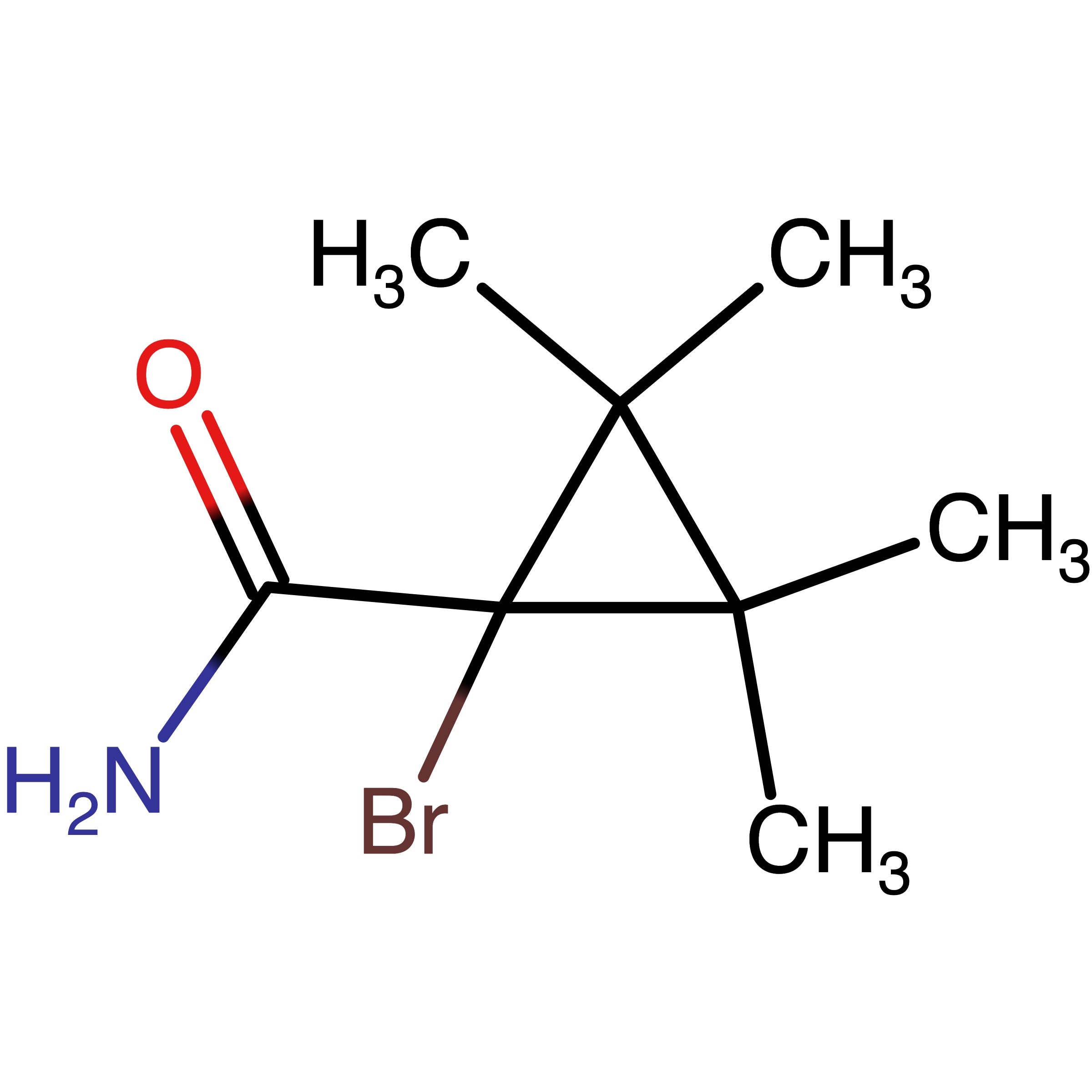 CAS 1050497-04-5 | 1-Bromo-2,2,3,3-tetramethylcyclopropane-1-carboxamide