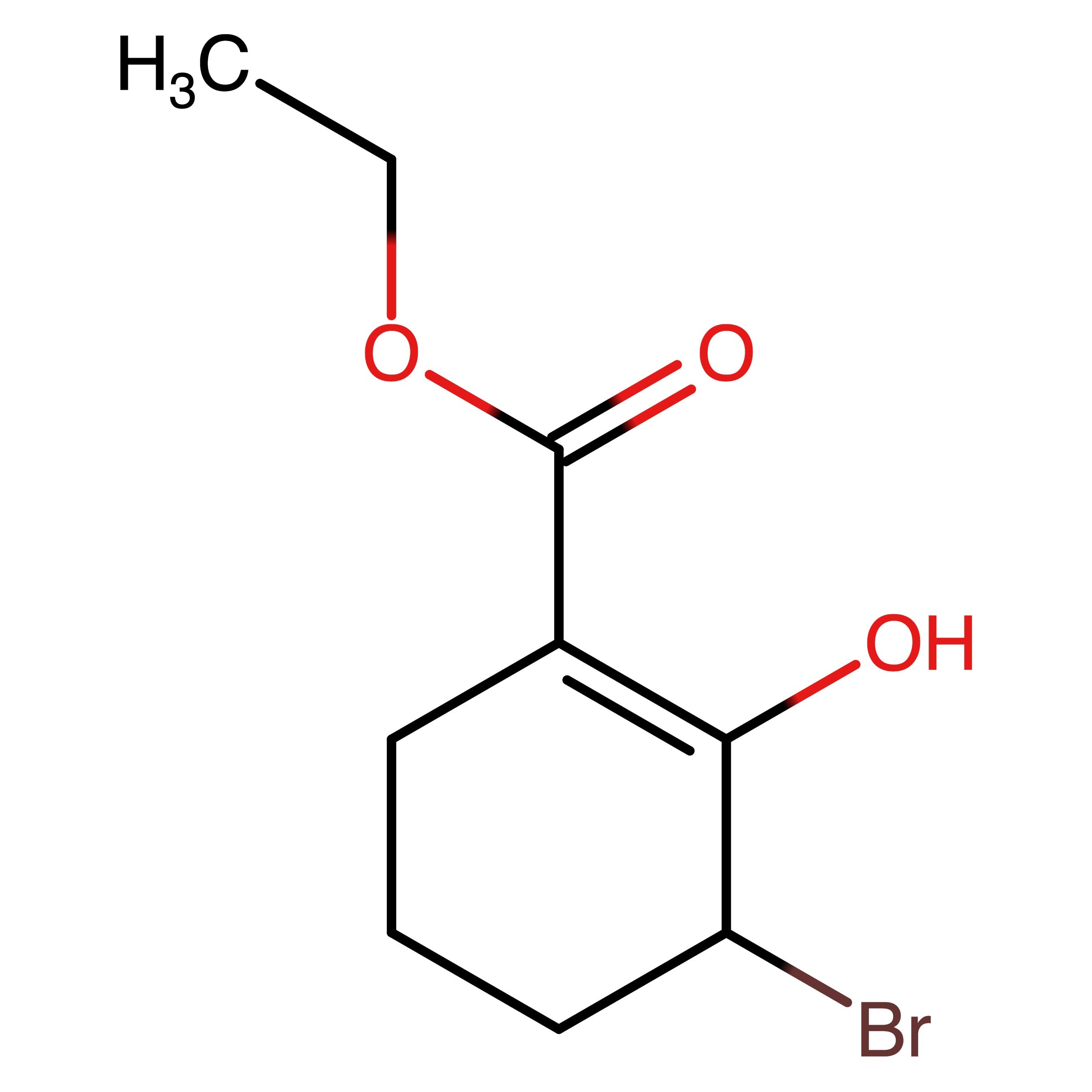 CAS 145222-30-6 | 3-Bromo-2-hydroxy-cyclohex-1-enecarboxylicacid ethylester