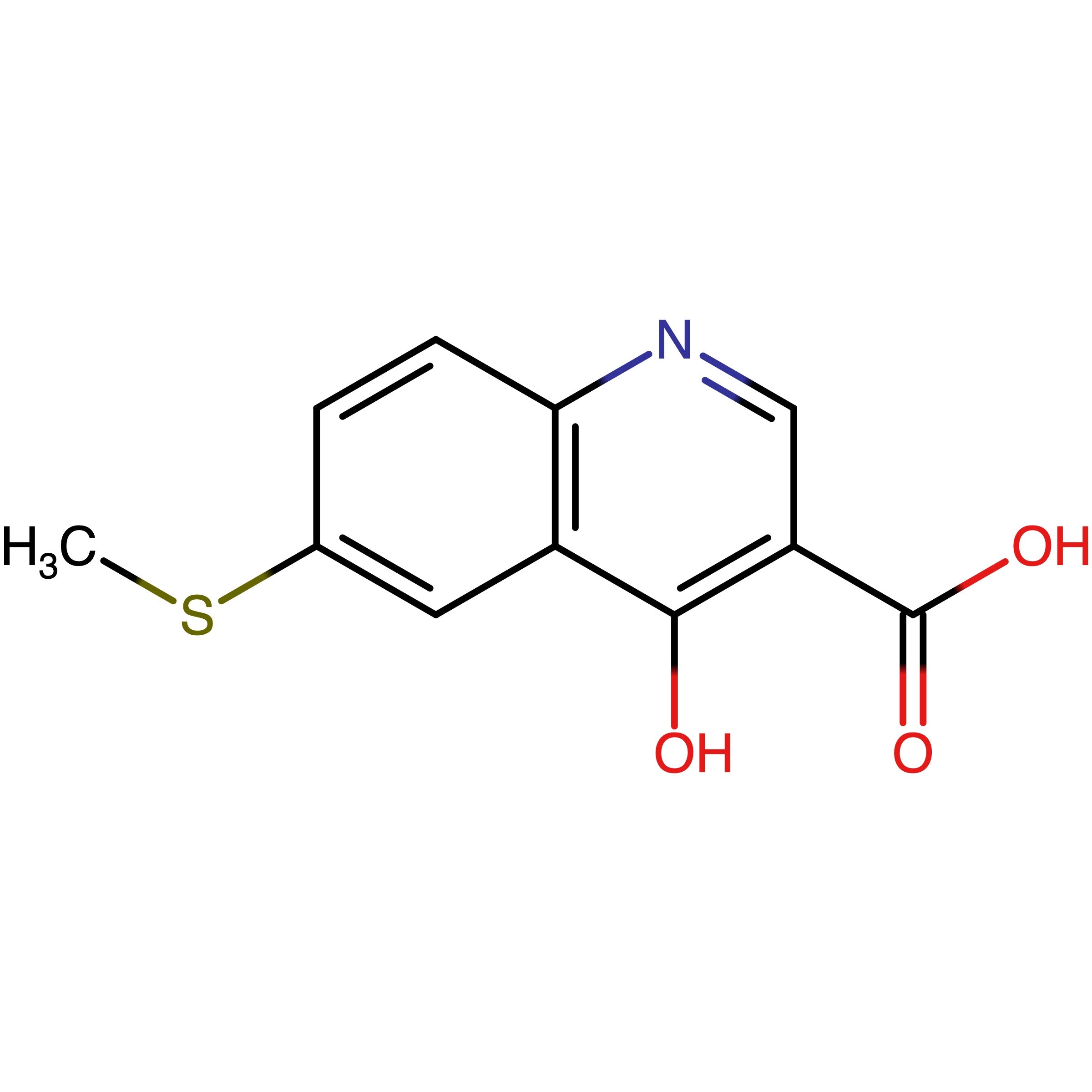 CAS 26893-18-5 | 4-Hydroxy-6-(methylthio)quinoline-3-carboxylic acid