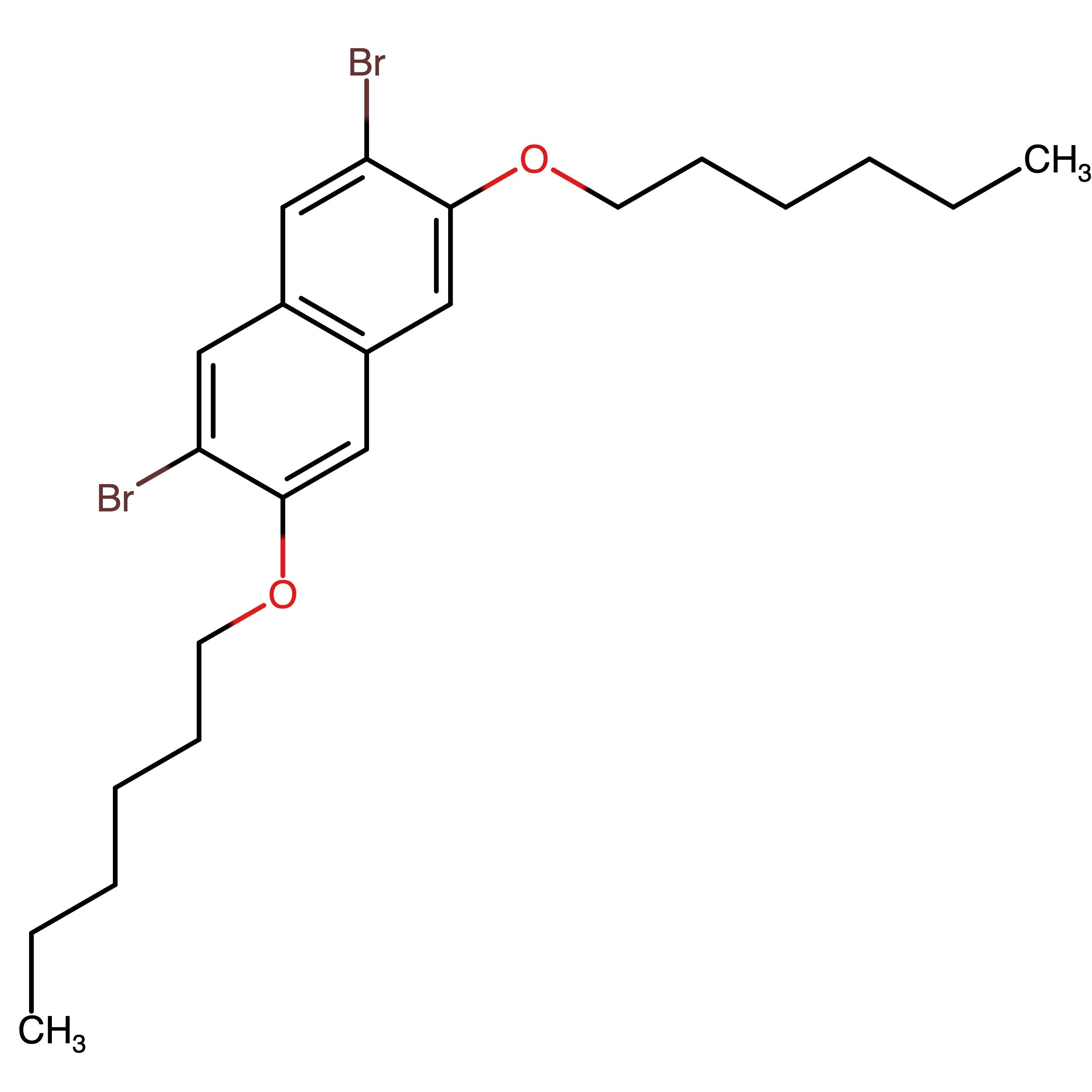 CAS 207618-03-9 | 2,7-Dibromo-3,6-bis(hexyloxy)naphthalene