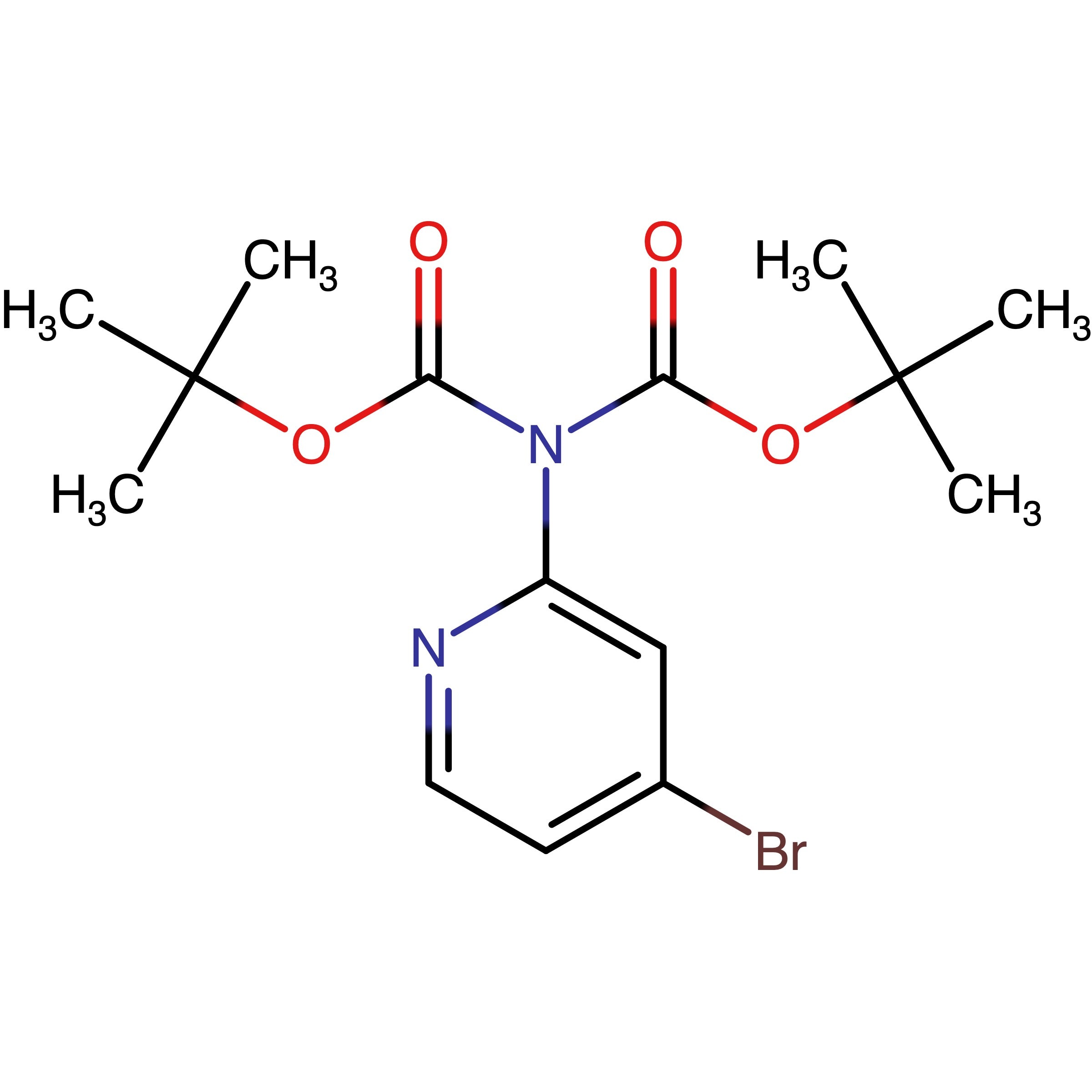 CAS 1216620-65-3 | Di-tert-butyl (4-bromopyridin-2-yl)iminodicarbonate | MFCD11973674