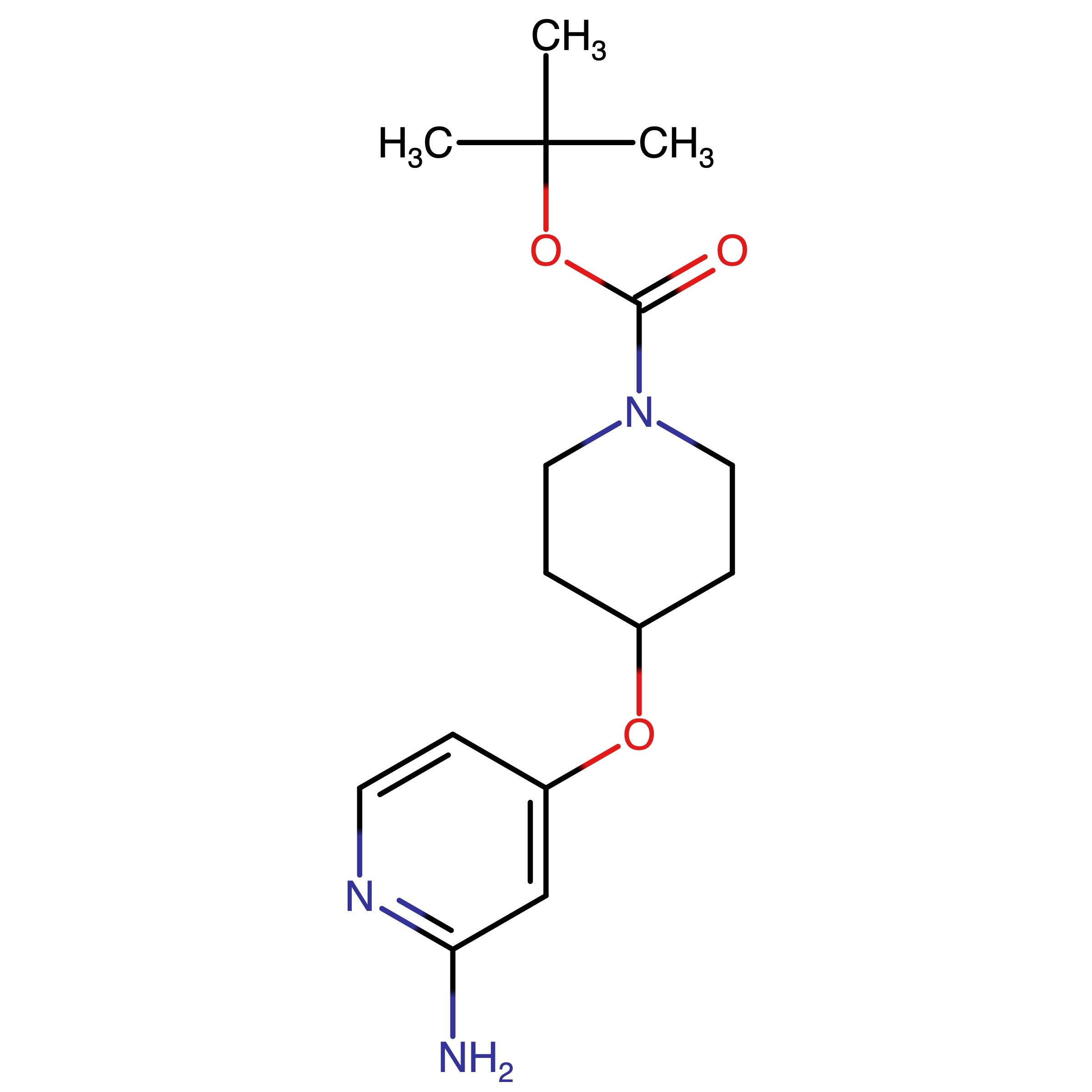 CAS 2093402-78-7 | tert-Butyl 4-((2-aminopyridin-4-yl)oxy)piperidine-1-carboxylate