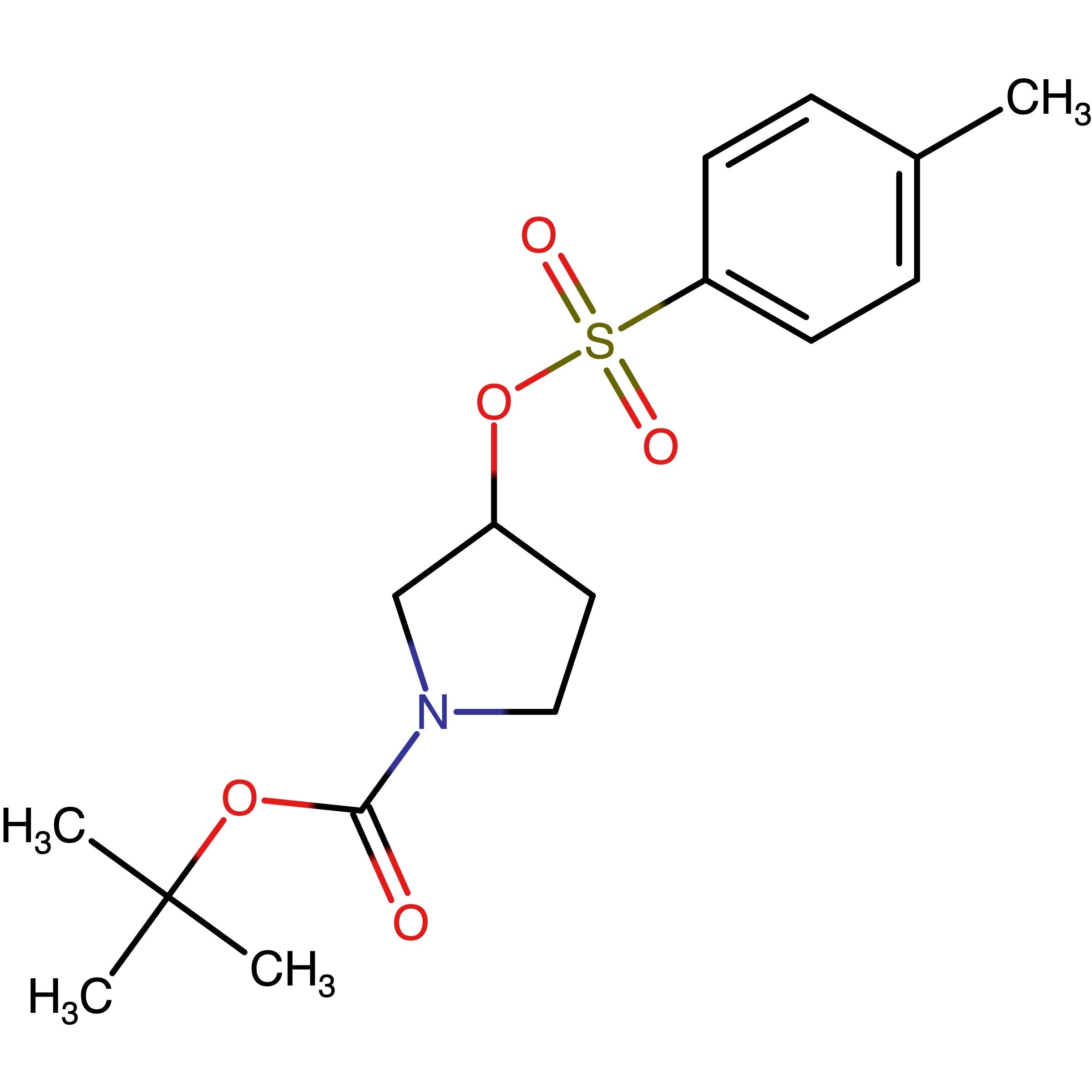 CAS 103057-45-0 | tert-Butyl 3-(tosyloxy)pyrrolidine-1-carboxylate | MFCD07787191