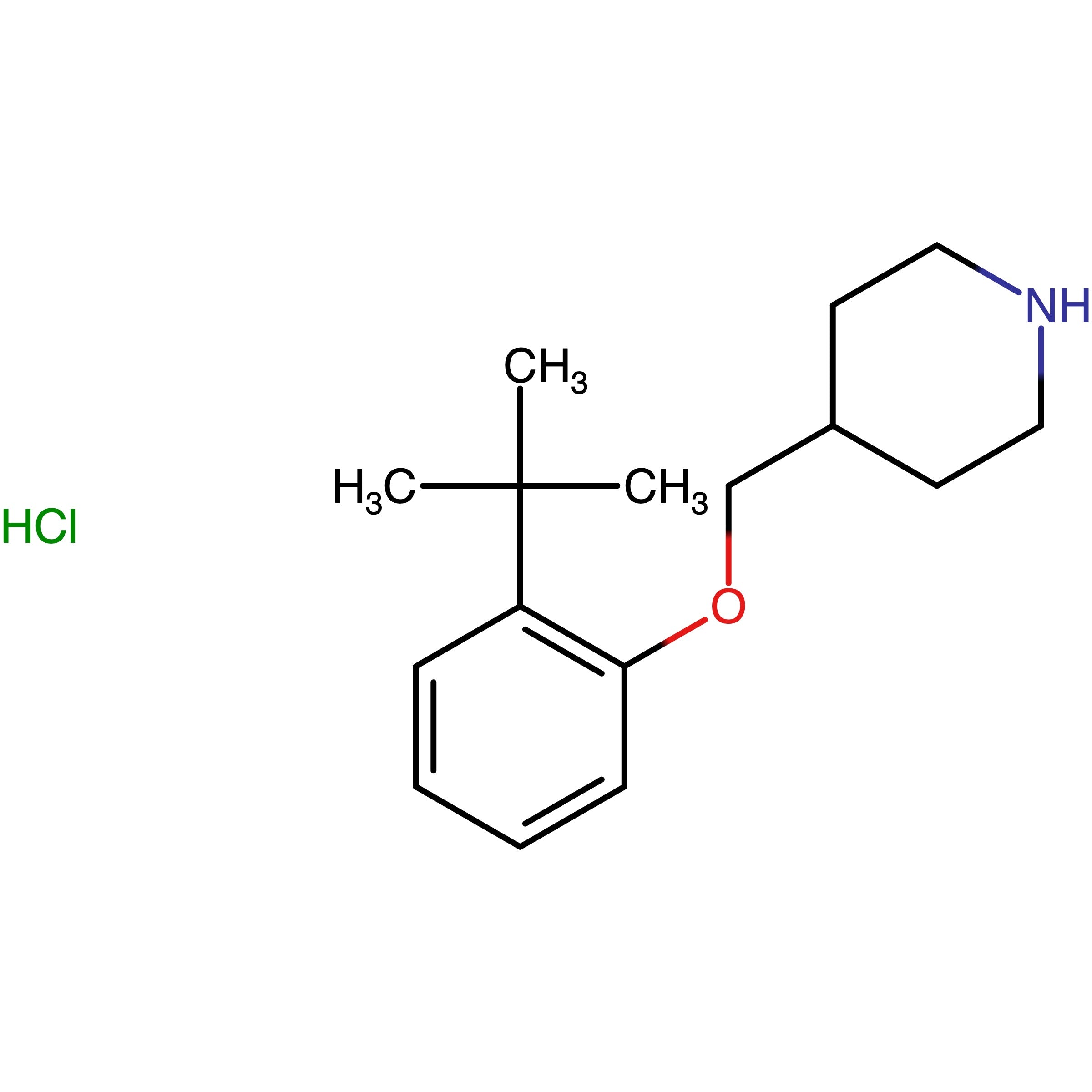 CAS 1146956-96-8 | 4-((2-(tert-Butyl)phenoxy)methyl)piperidine hydrochloride | MFCD13561068