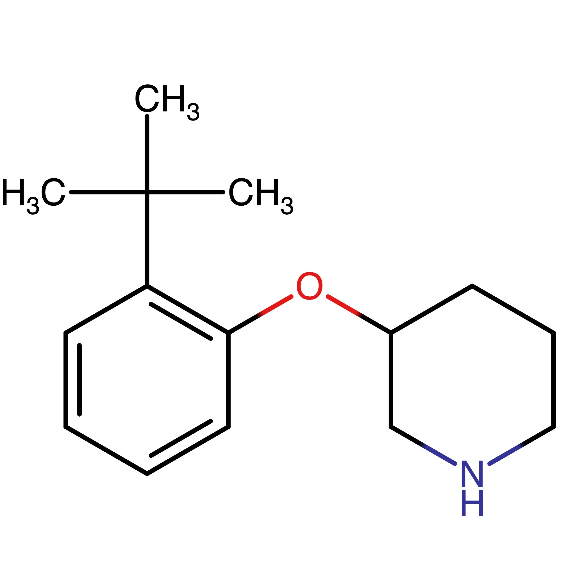 CAS 1146960-69-1 | 3-(2-tert-Butylphenoxy)piperidine
