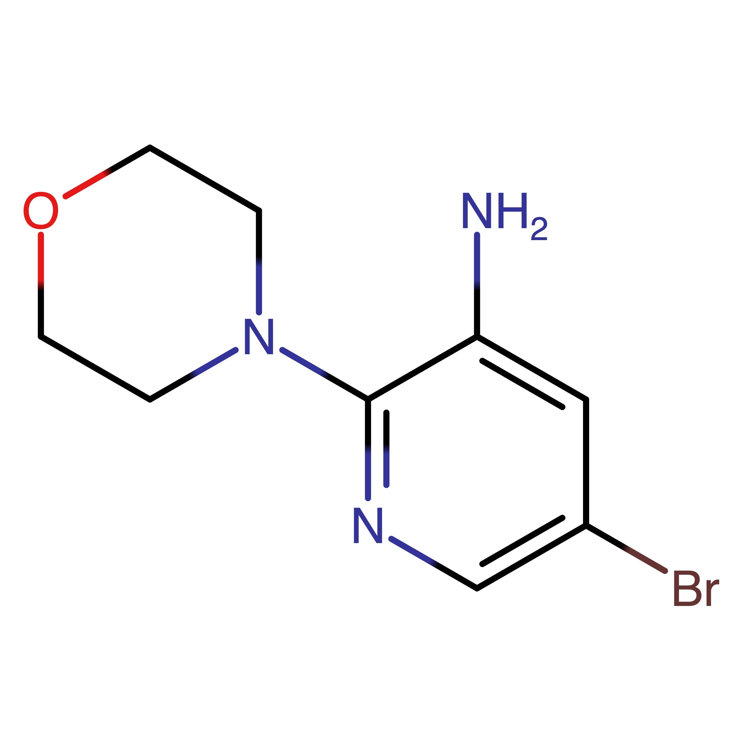CAS 1186310-68-8 | 5-Bromo-2-(4-morpholinyl)-3-pyridinamine | MFCD08692325