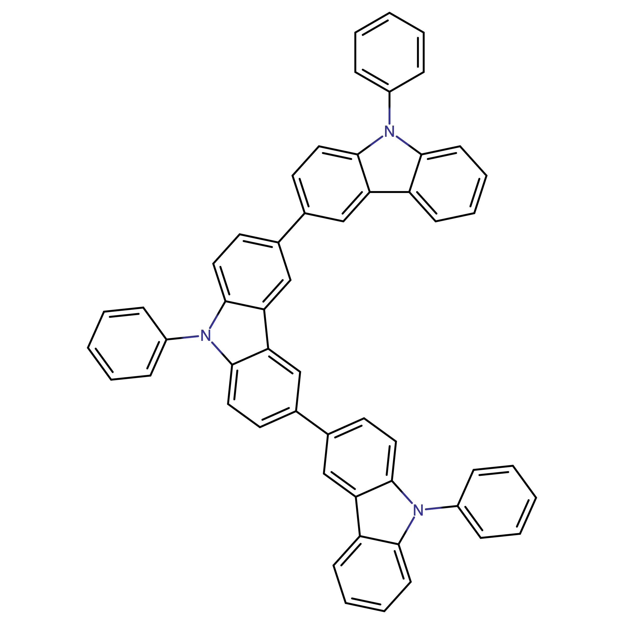 CAS 1141757-83-6 | 9,9',9''-Triphenyl-9H,9'H,9''H-3,3':6',3''-tercarbazole