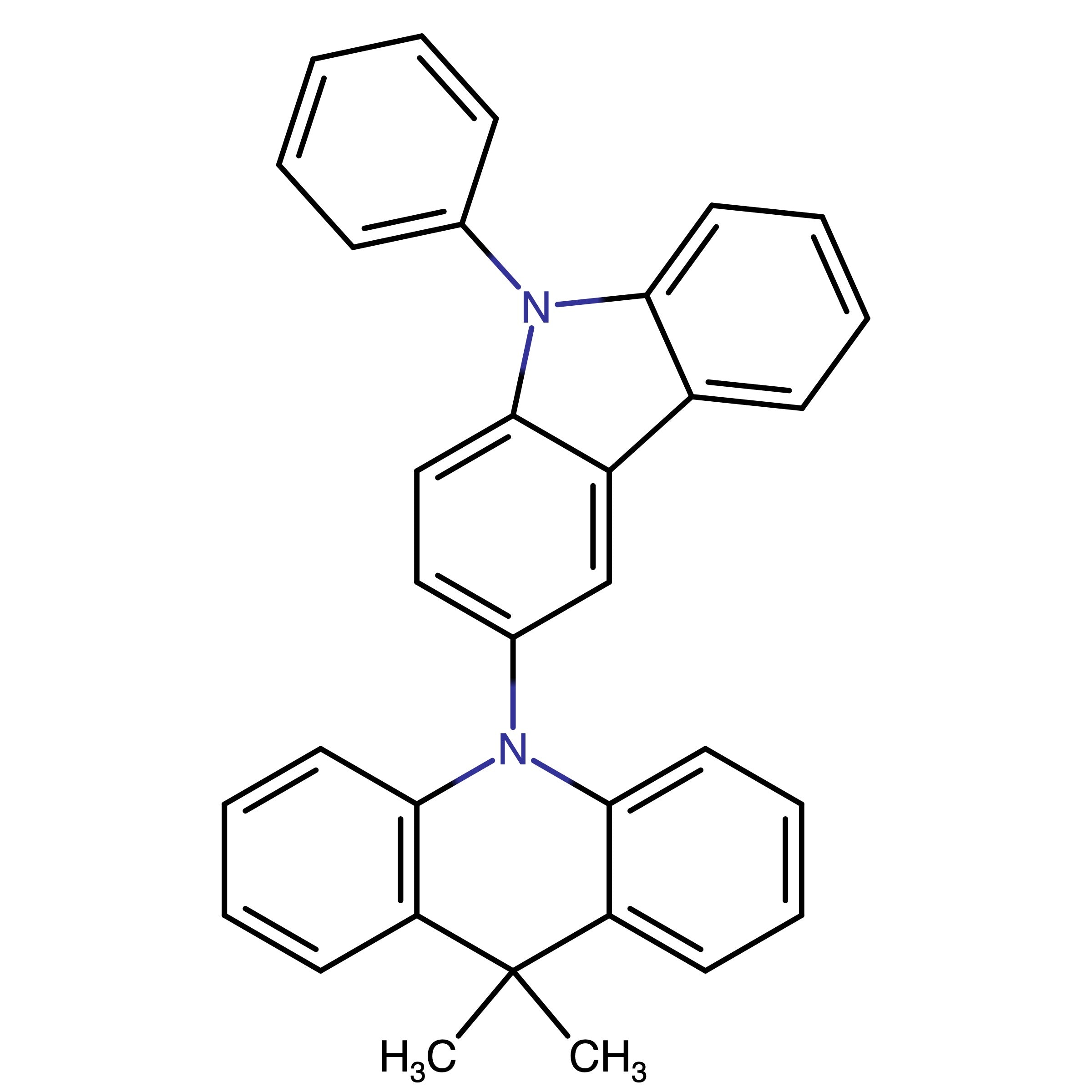 CAS 1705584-08-2 | 9,9-Dimethyl-10-(9-phenyl-9H-carbazol-3-yl)-9,10-dihydroacridine