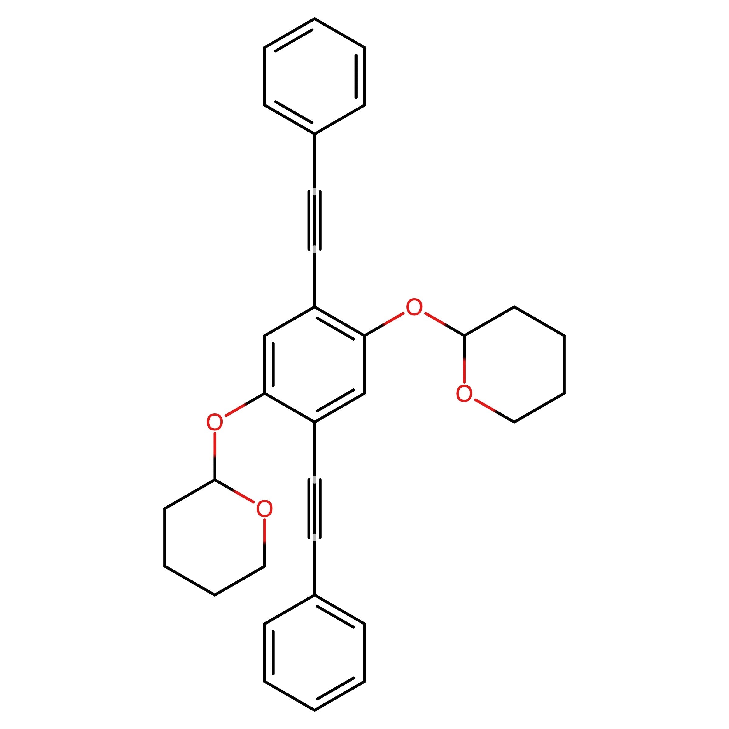 CAS 956315-16-5 | 2,2'-((2,5-Bis(phenylethynyl)-1,4-phenylene)bis(oxy))bis(tetrahydro-2H-pyran)