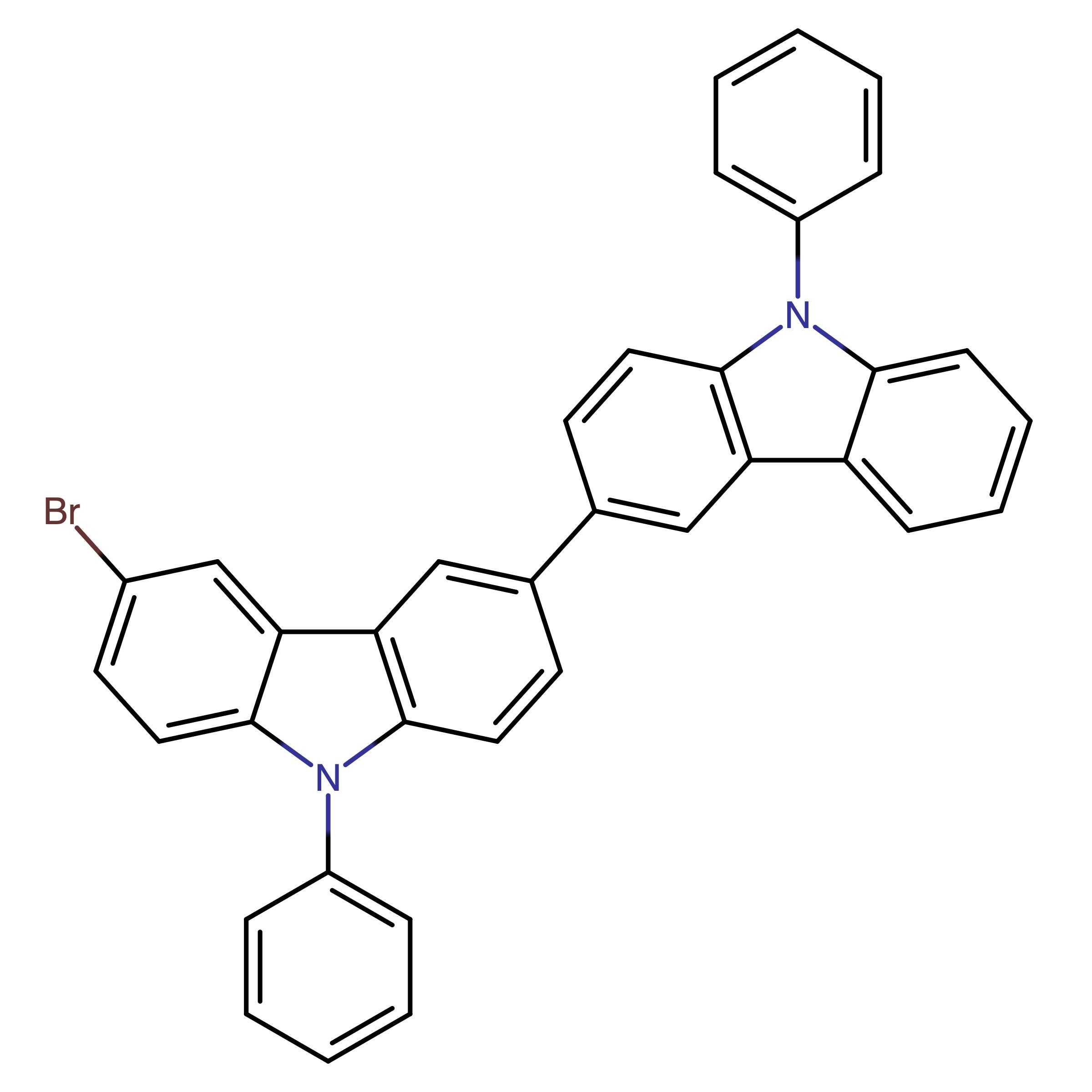 CAS 918137-84-5 | 6-Bromo-9,9'-diphenyl-9H,9'H-3,3'-bicarbazole | MFCD32184599