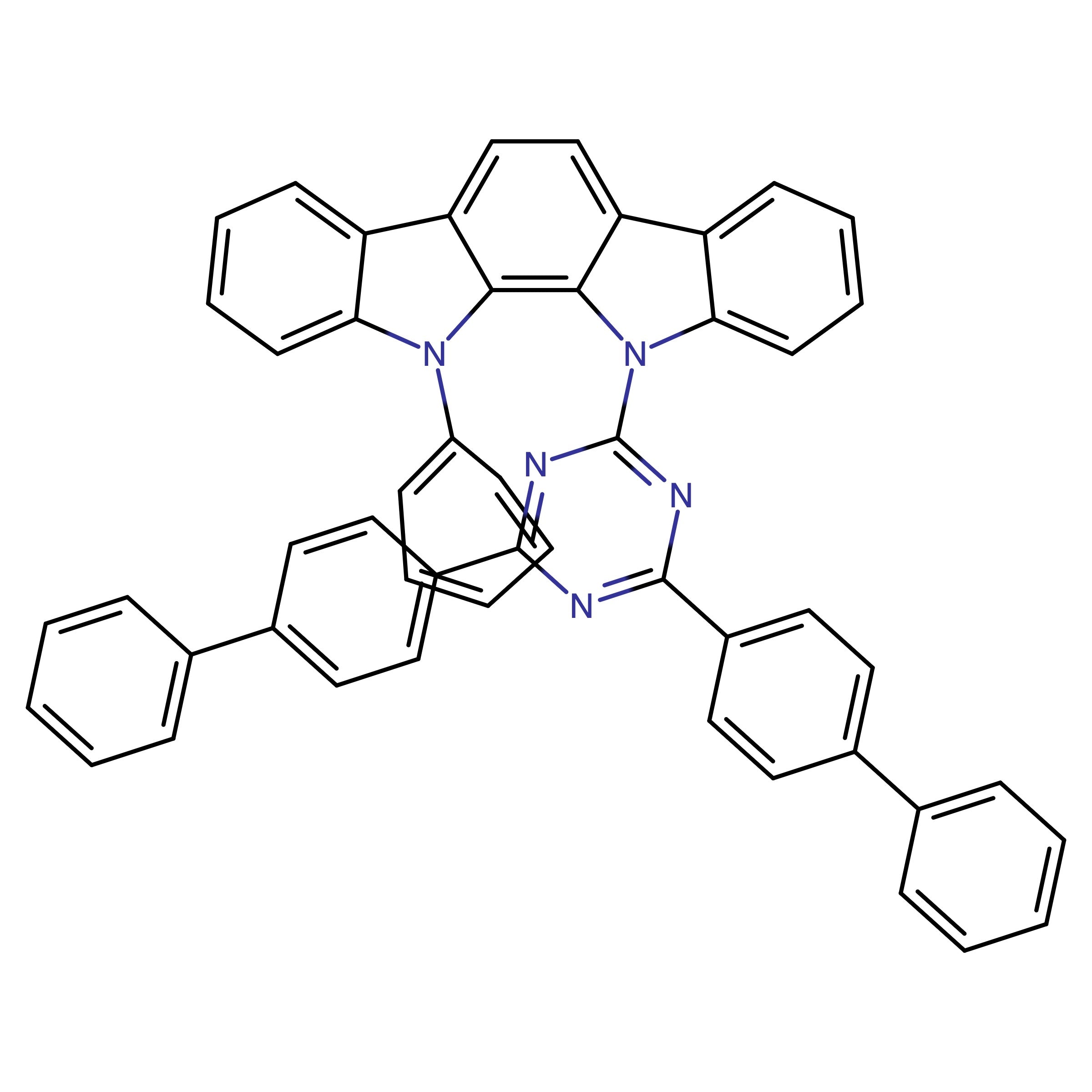 CAS 1663489-47-1 | 11-(4,6-Di([1,1'-biphenyl]-4-yl)-1,3,5-triazin-2-yl)-12-phenyl-11,12-dihydroindolo[2,3-a]carbazole