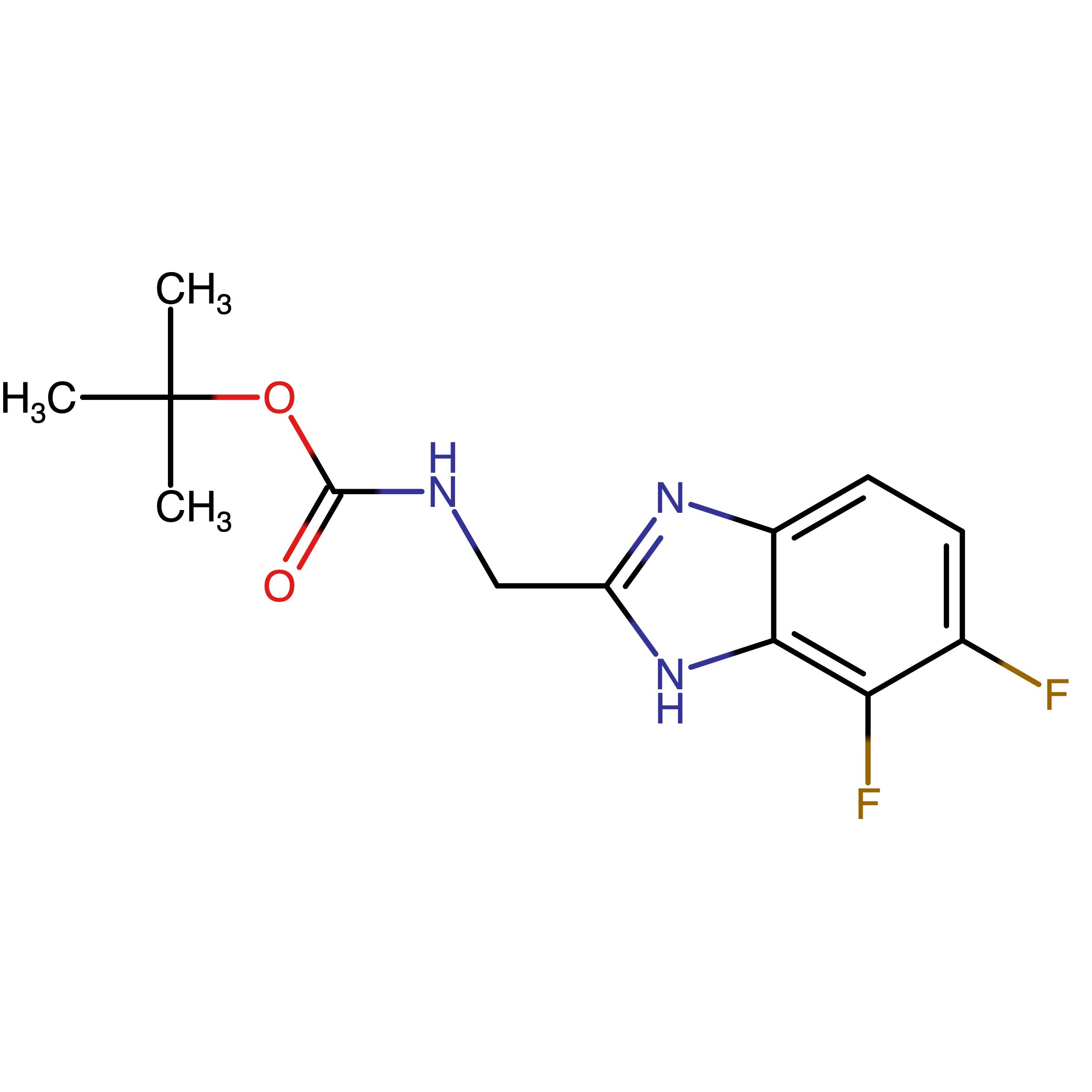 CAS 1201597-26-3 | tert-Butyl ((6,7-difluoro-1H-benzo[d]imidazol-2-yl)methyl)carbamate