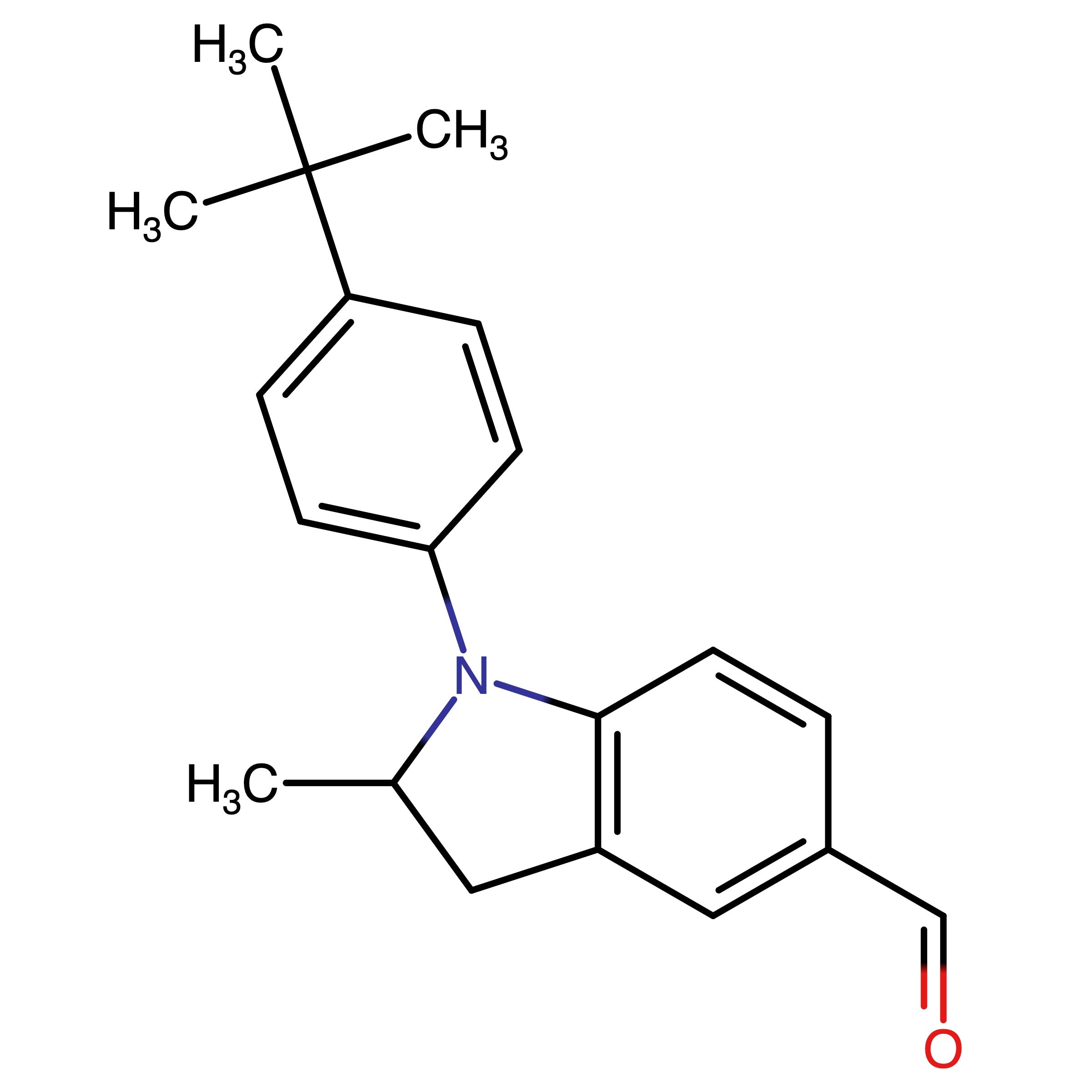 CAS 1283610-09-2 | 1-(4-tert-Butylphenyl)-2-methylindoline-5-carbaldehyde
