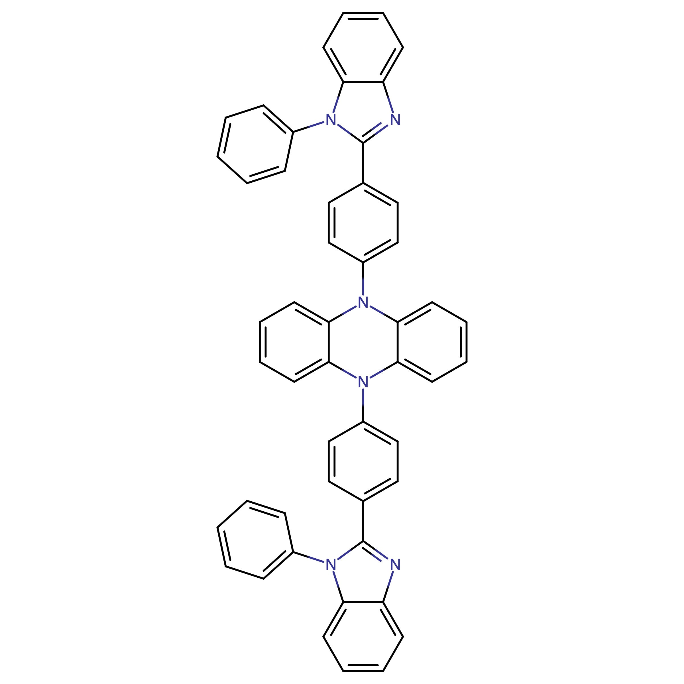CAS 1638702-85-8 | 5,10-Bis(4-(1-phenyl-1H-benzo[d]imidazol-2-yl)phenyl)-5,10-dihydrophenazine