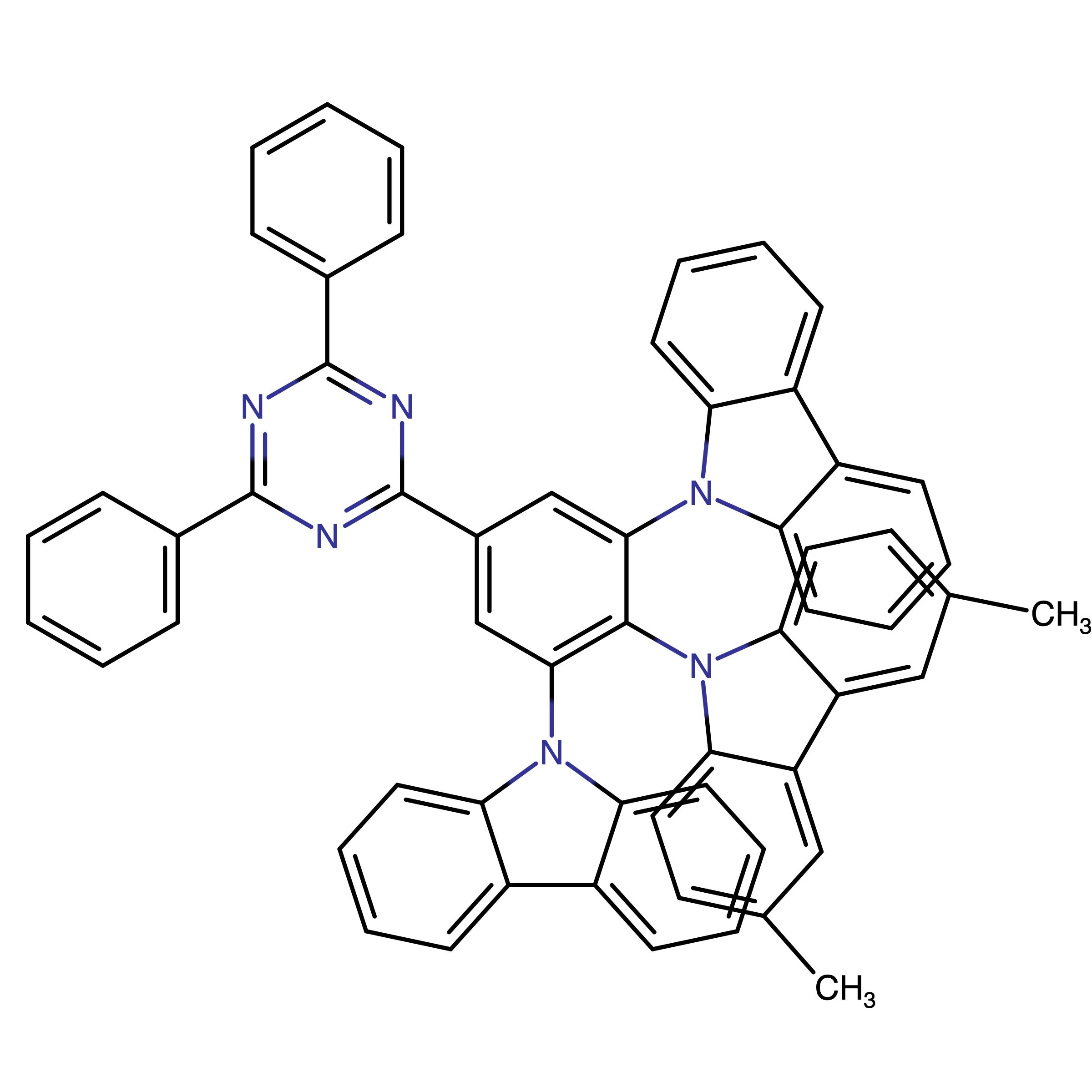 CAS 1808158-42-0 | 9,9'-(2-(3,6-Dimethyl-9H-carbazol-9-yl)-5-(4,6-diphenyl-1,3,5-triazin-2-yl)-1,3- phenylene)bis(9H-carbazole)