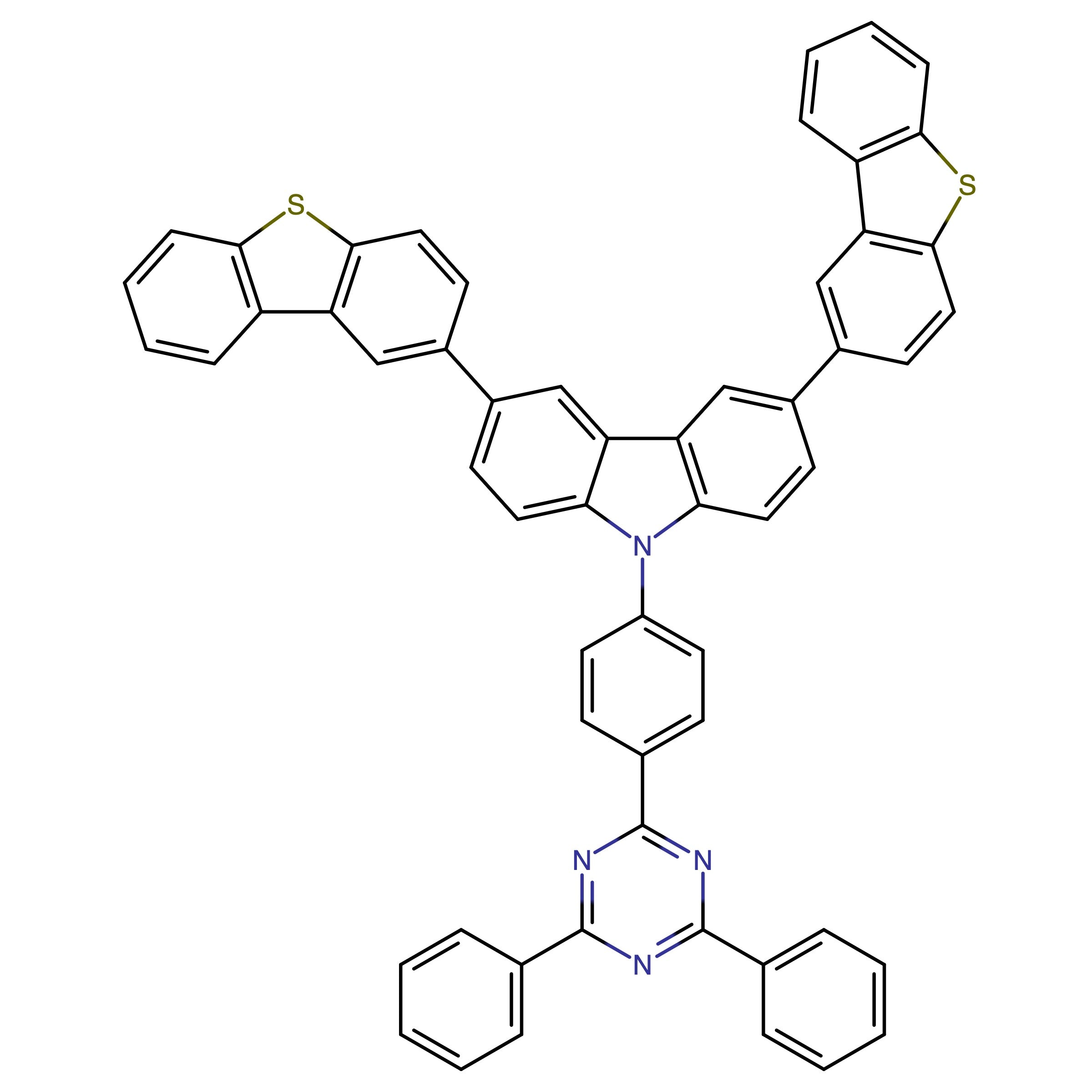 CAS 1361094-84-9 | 3,6-Bis(dibenzo[b,d]thiophen-2-yl)-9-(4-(4,6-diphenyl-1,3,5-triazin-2-yl)phenyl)-9H-carbazole