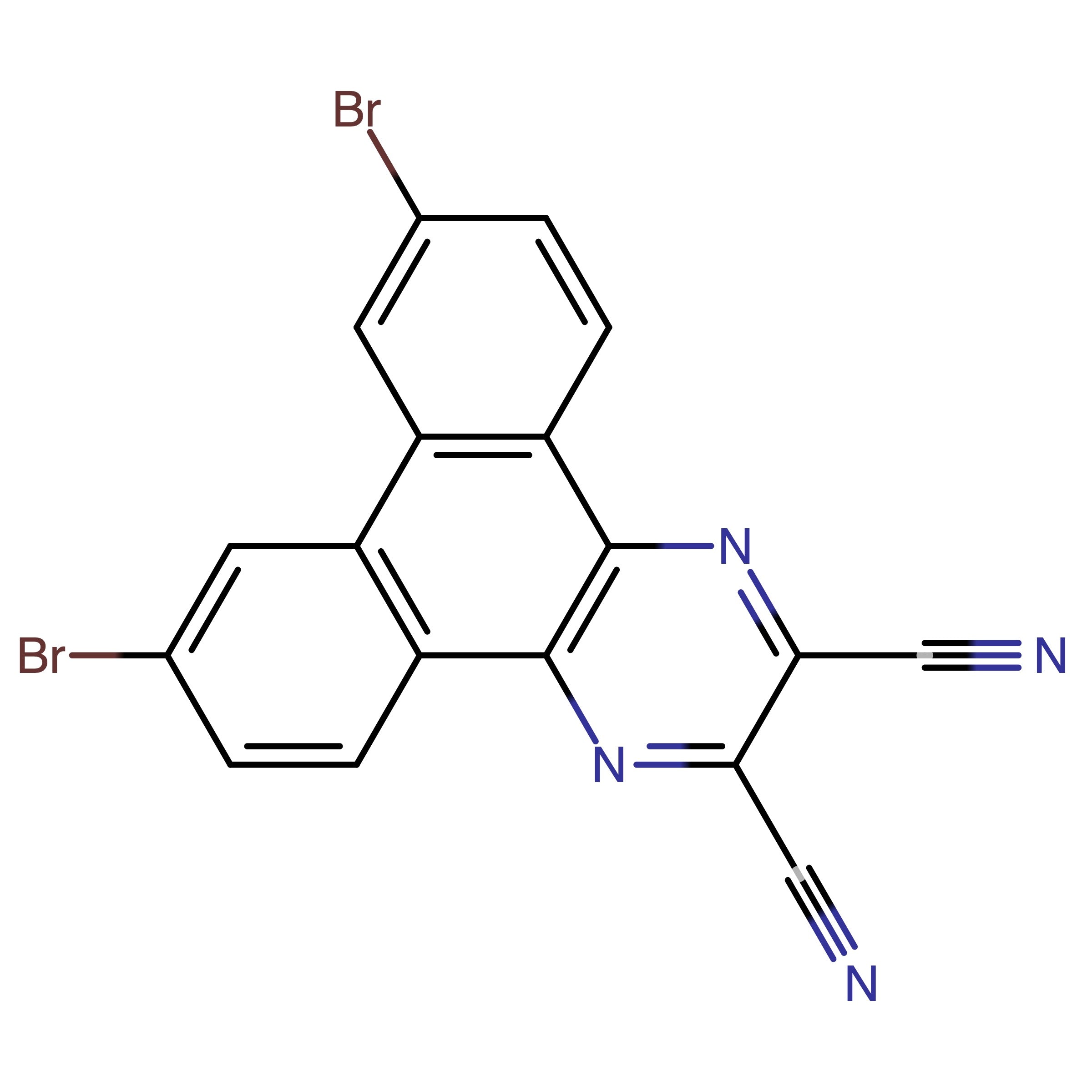 CAS 1803288-42-7 | 7,10-Dibromodibenzo[f,h]quinoxaline-2,3-dicarbonitrile