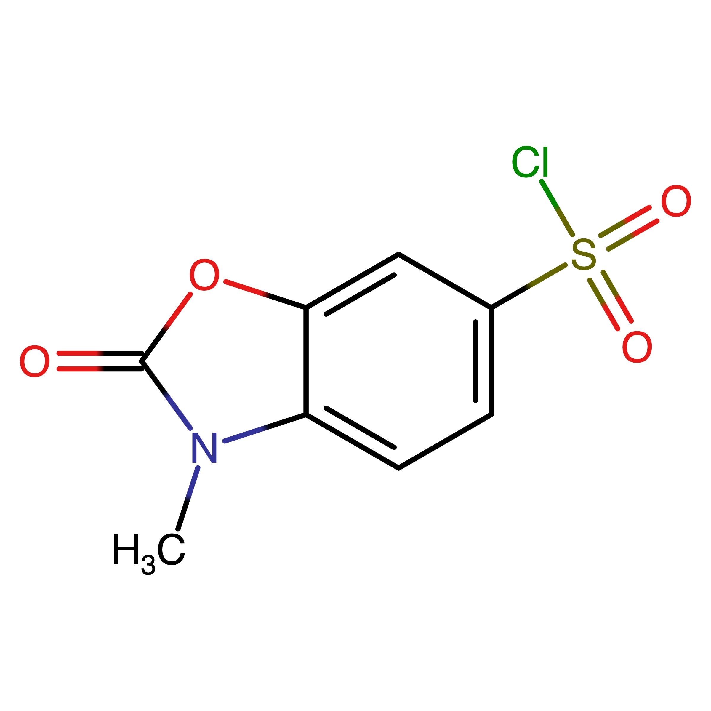 CAS 62522-63-8 | 3-Methyl-2-oxo-2,3-dihydrobenzo[d]oxazole-6-sulfonyl chloride | MFCD03033702