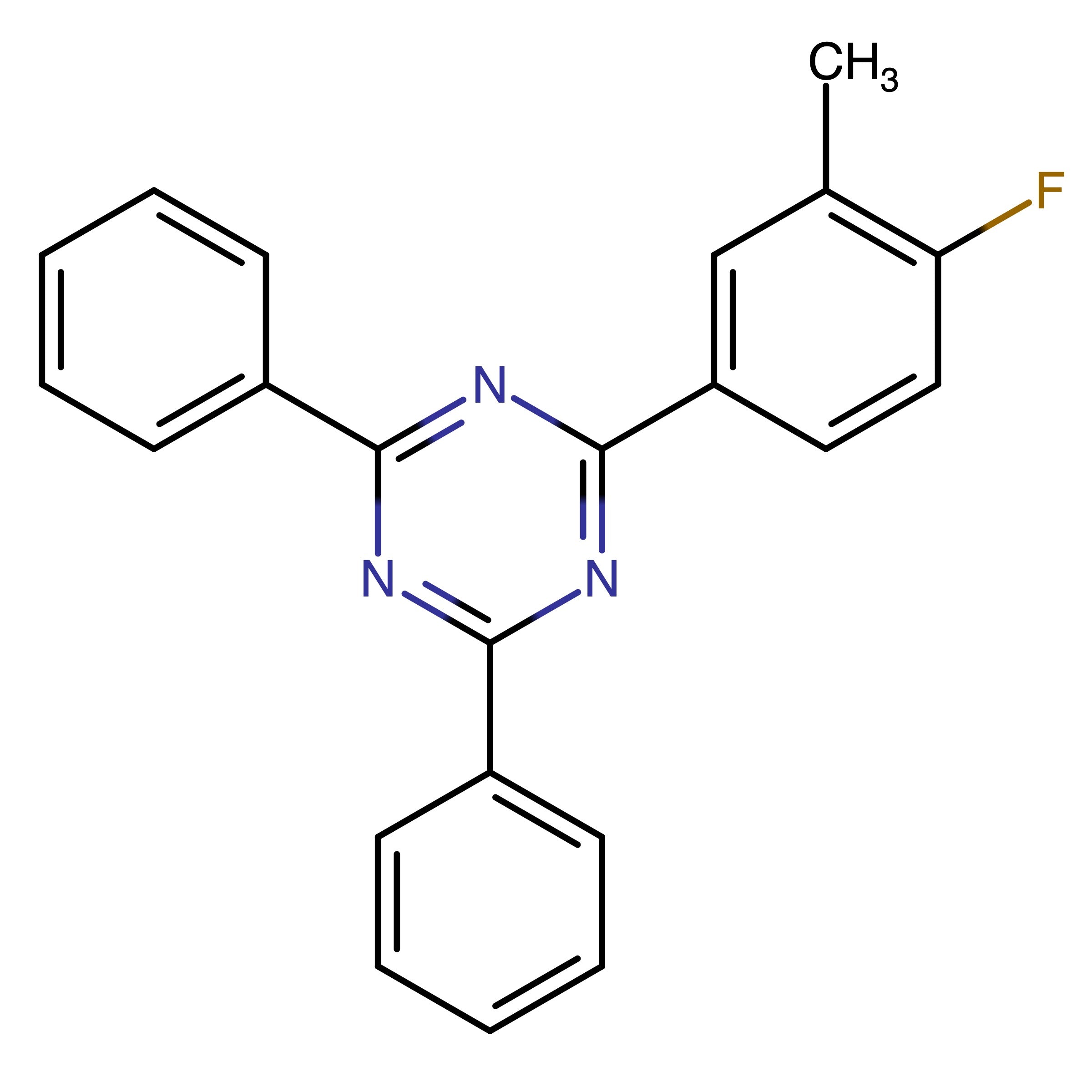 CAS 2061376-85-8 | 2-(4-Fluoro-3-methylphenyl)-4,6-diphenyl-1,3,5-triazine