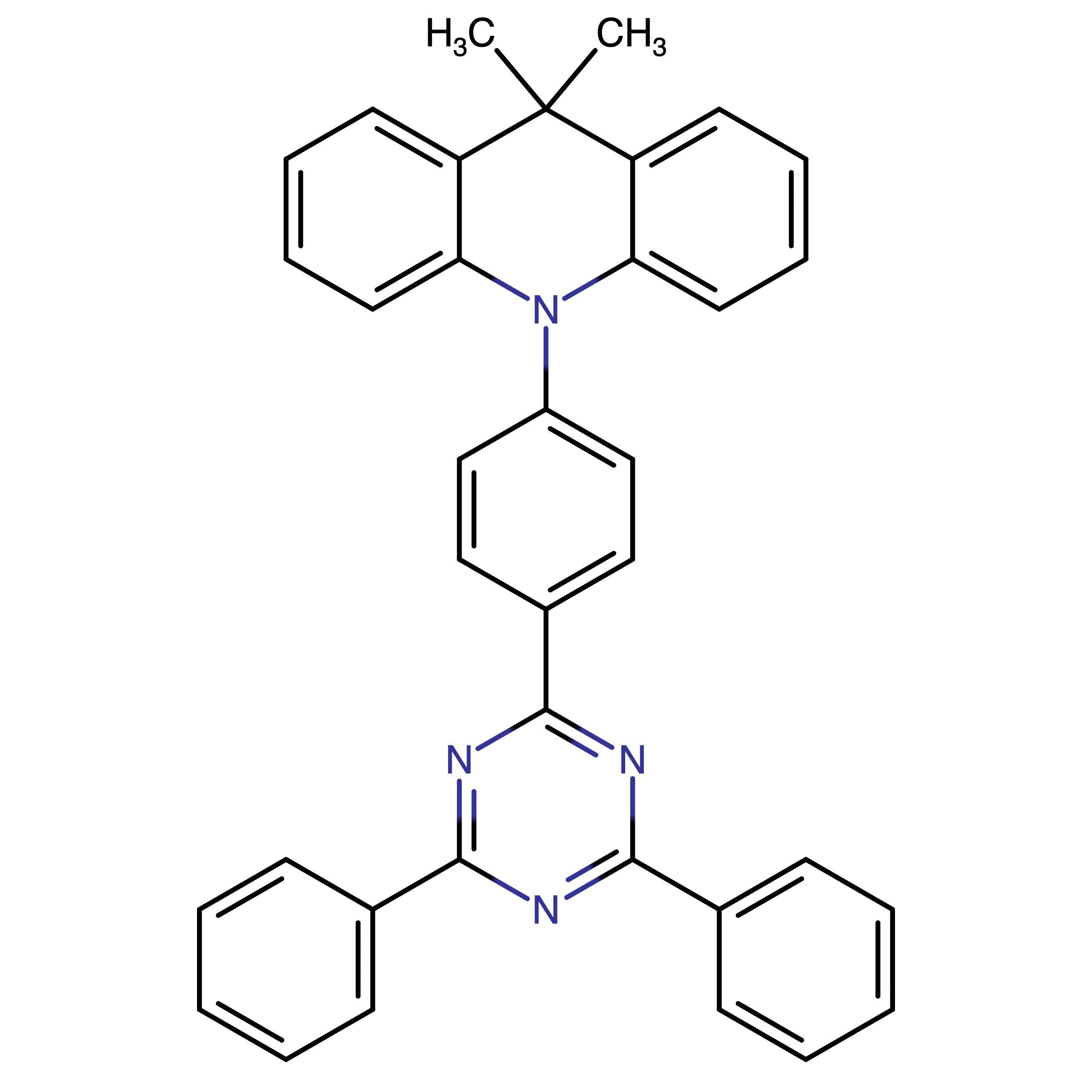 CAS 1628752-98-6 | 10-(4-(4,6-Diphenyl-1,3,5-triazin-2-yl)phenyl)-9,9-dimethyl-9,10-dihydroacridine