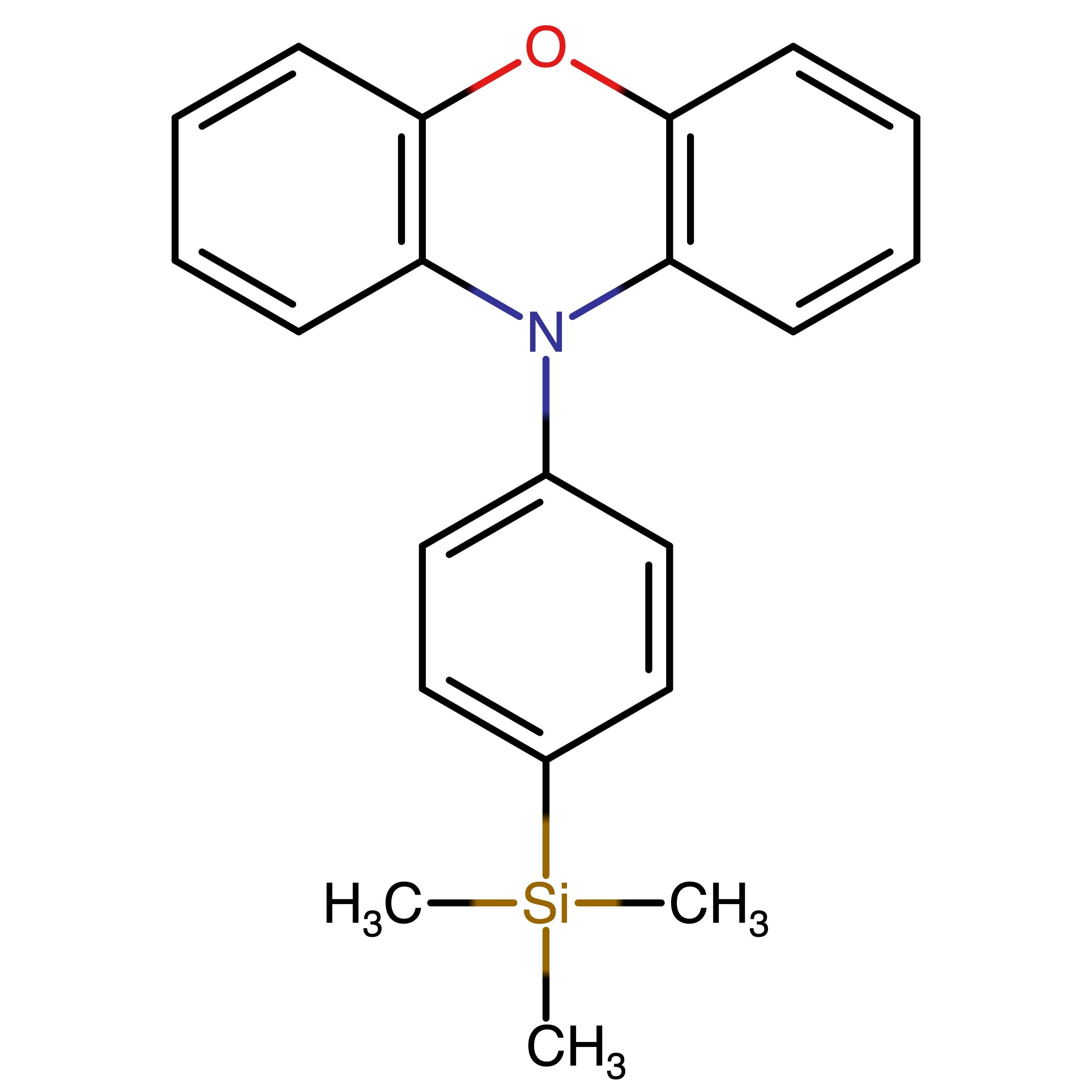 CAS 1159853-29-8 | 10-(4-(Trimethylsilyl)phenyl)-10H-phenoxazine