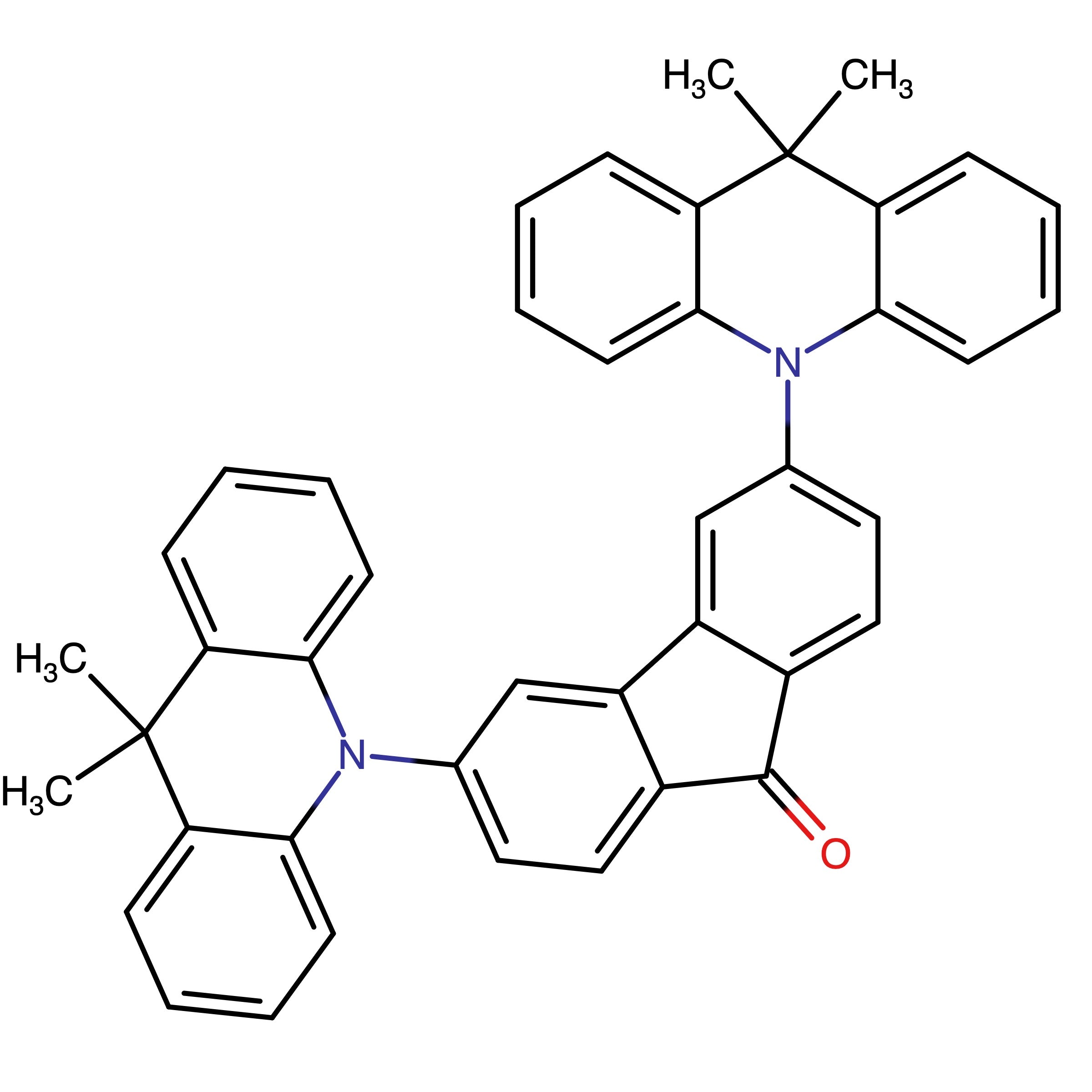 CAS 1912434-10-6 | 3,6-Bis(9,9-dimethylacridin-10(9H)-yl)-9H-fluoren-9-one