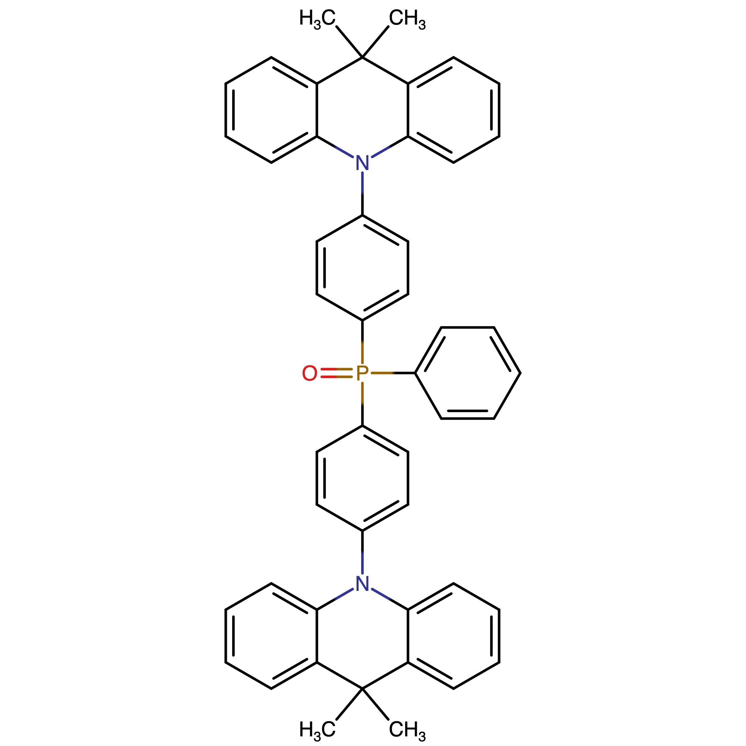 CAS 2173324-69-9 | Bis(4-(9,9-dimethylacridin-10(9H)-yl)phenyl)(phenyl)phosphine oxide